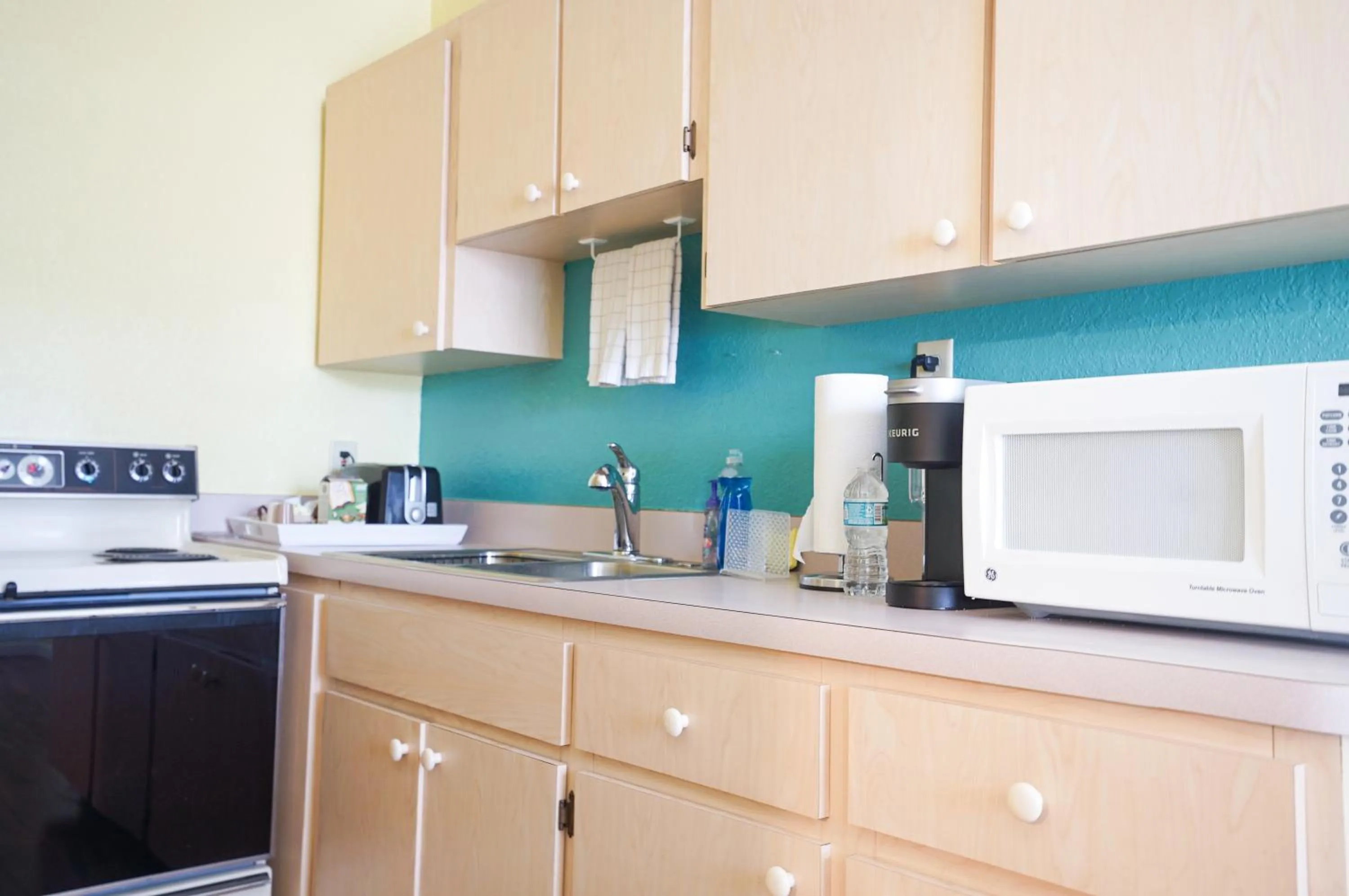 Kitchen or kitchenette in Mar Bay Exclusive Suites