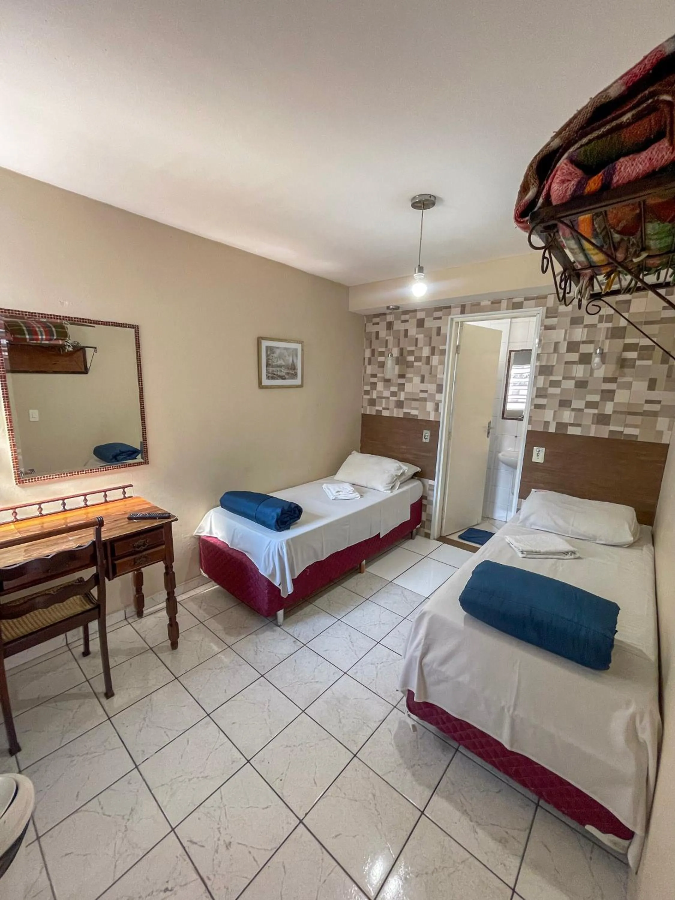 Bed in Pousada dos Franceses