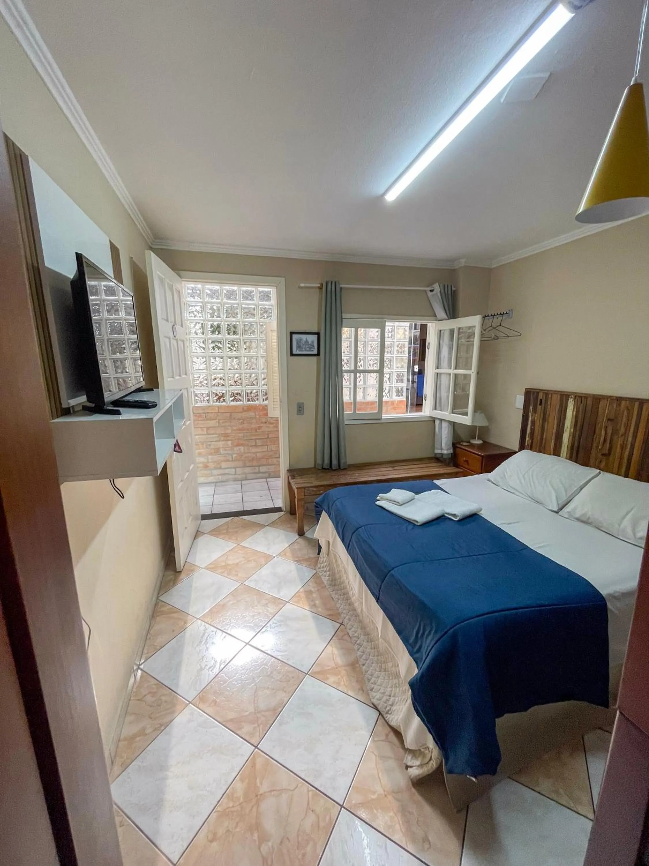 Bed in Pousada dos Franceses