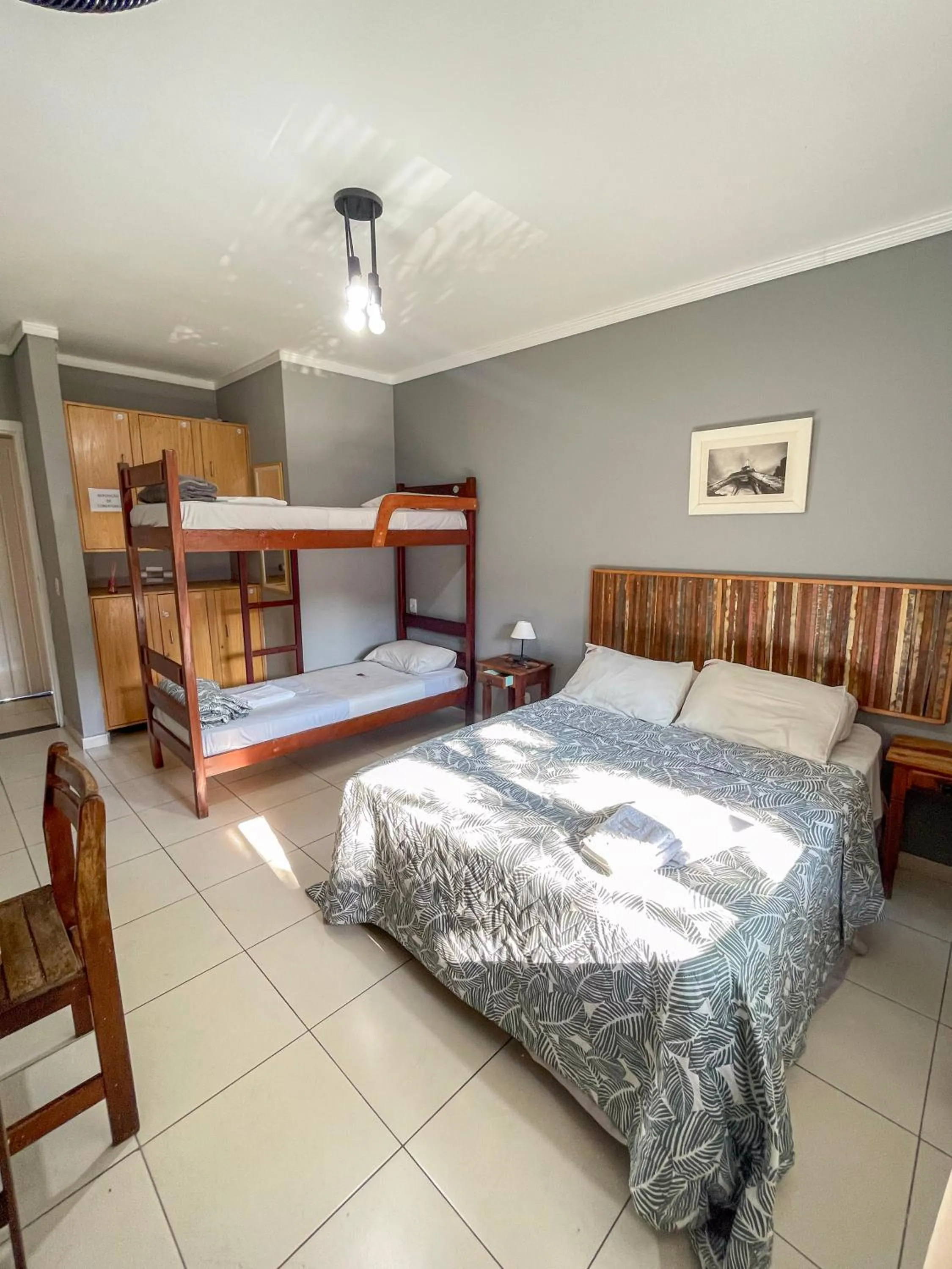 Bed in Pousada dos Franceses