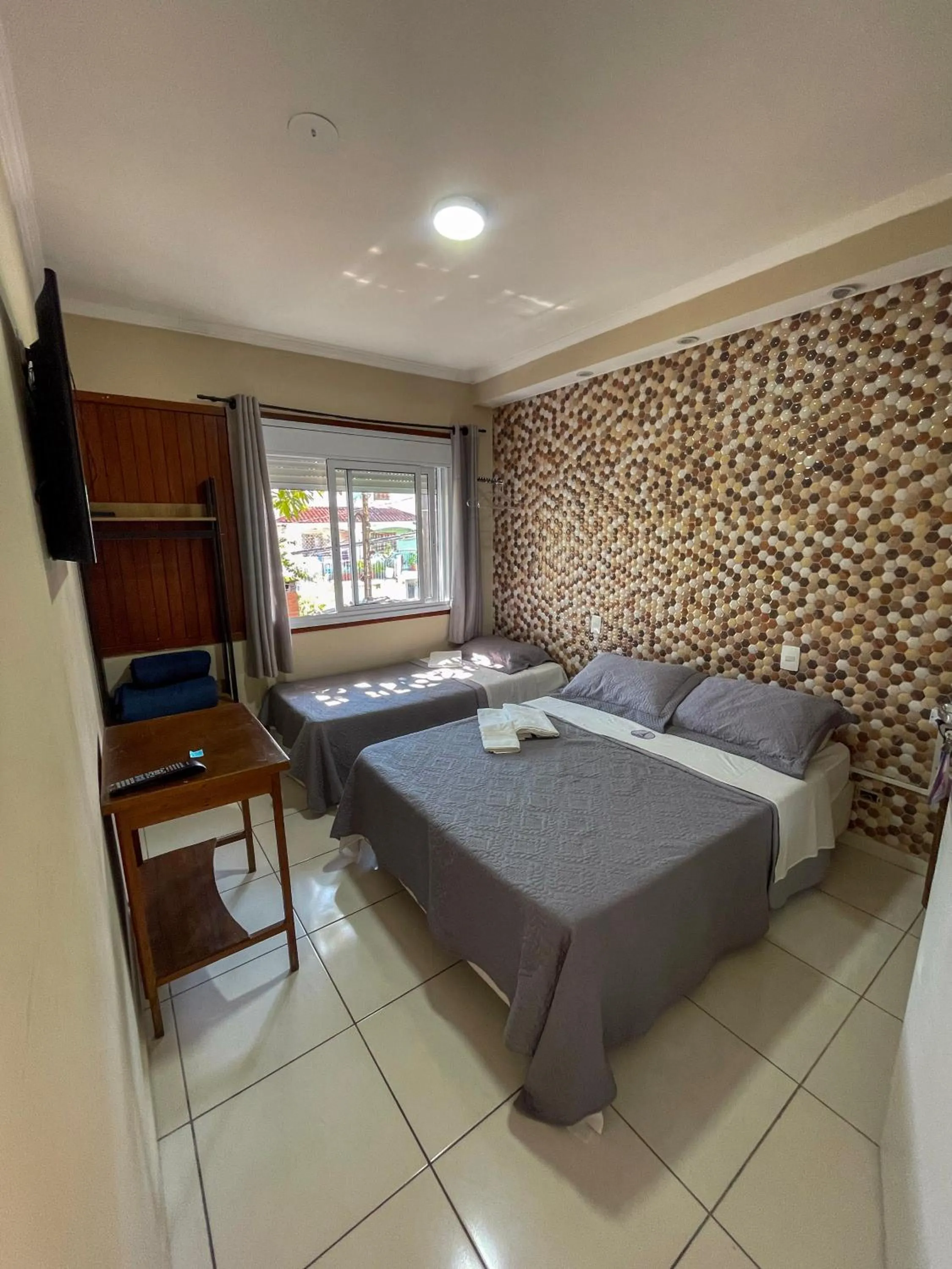 Bed in Pousada dos Franceses