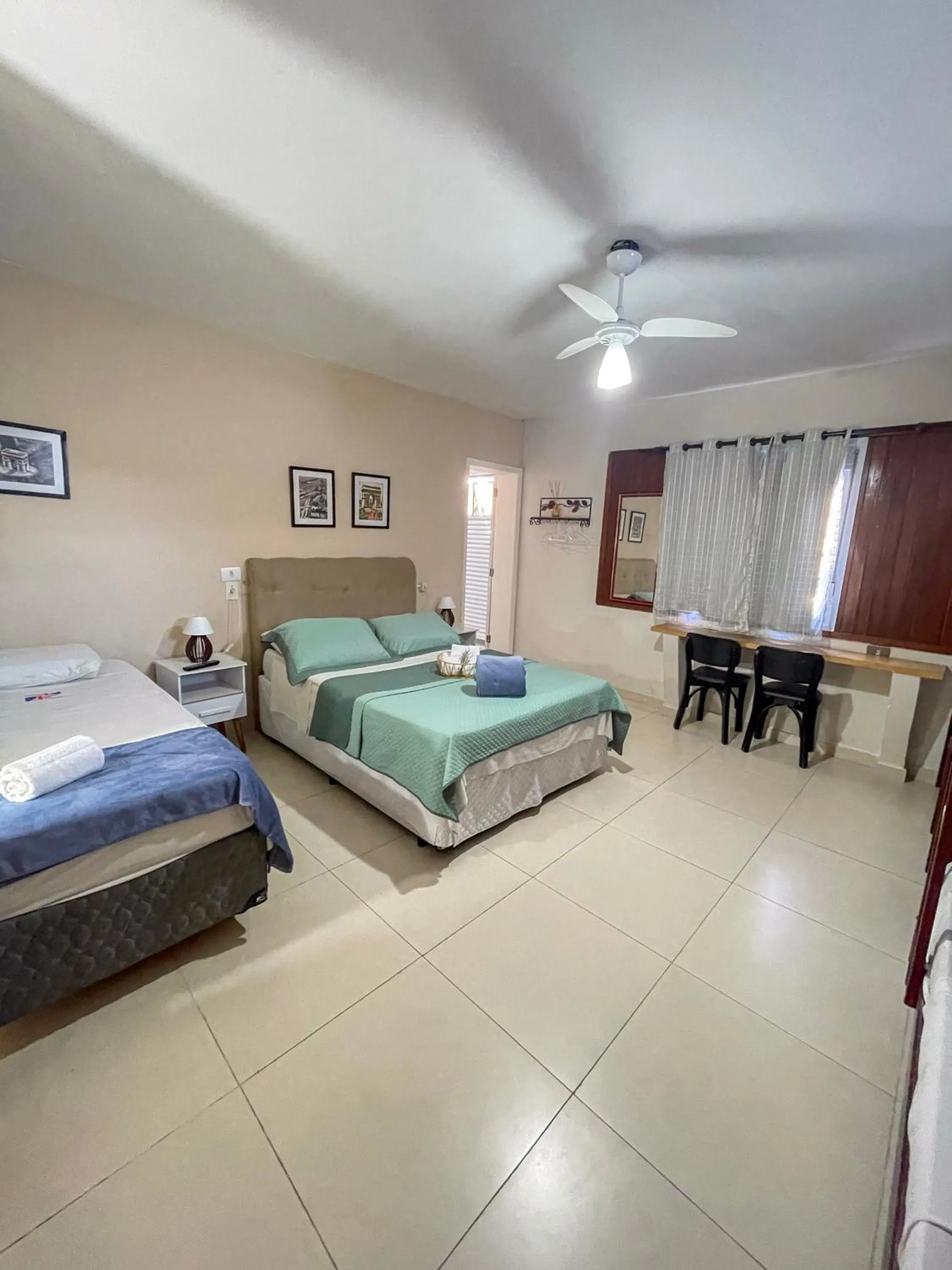 Bed in Pousada dos Franceses