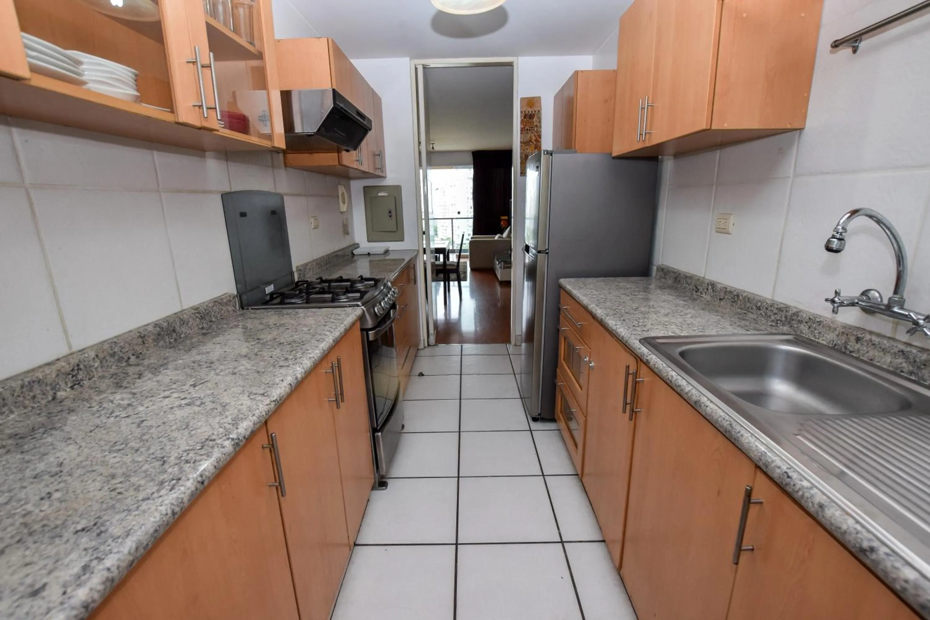 Kitchen or kitchenette in Miraflores Apartments 109 Tejada Ave by Private Host