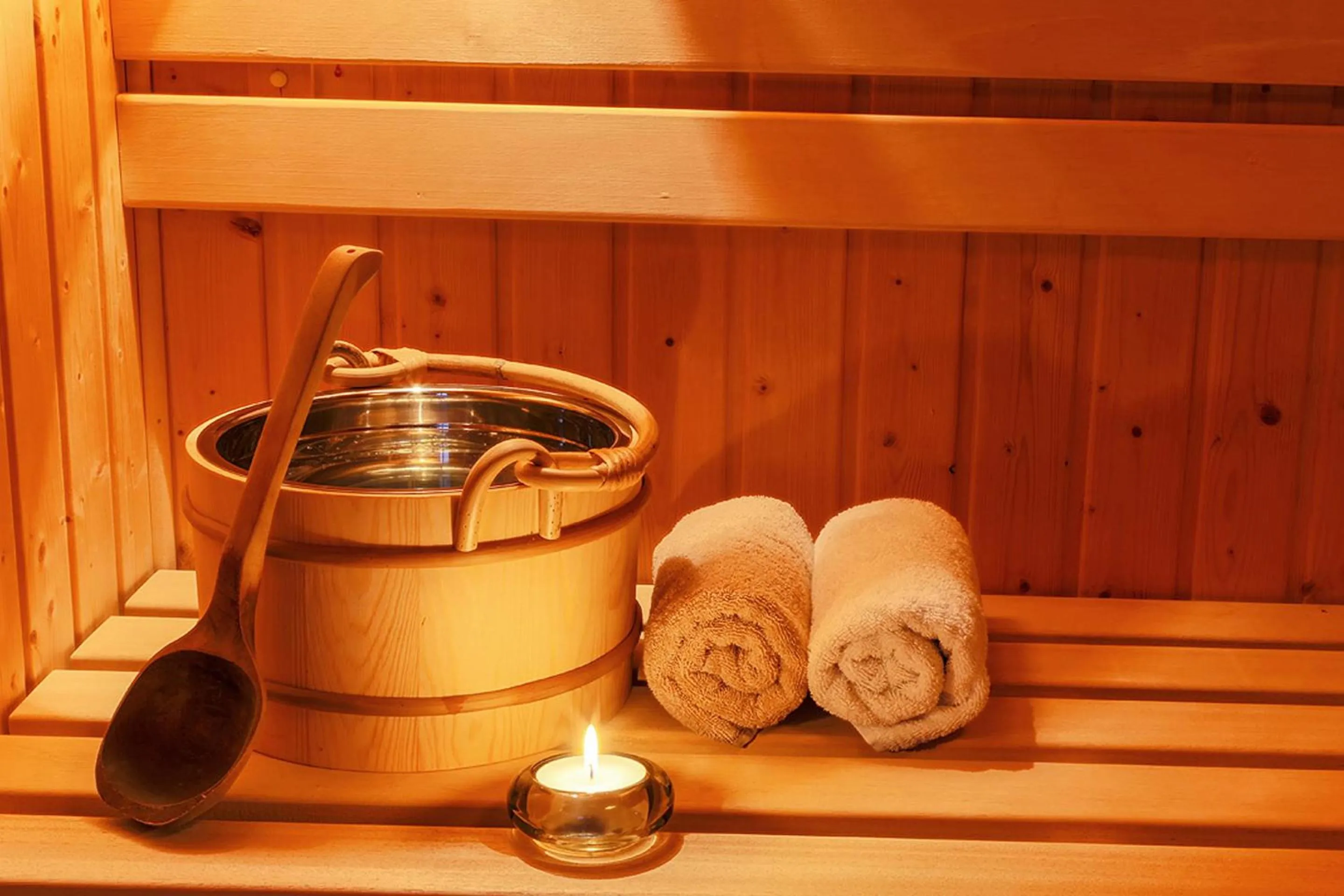 Sauna in Cashelmara Beachfront Apartments