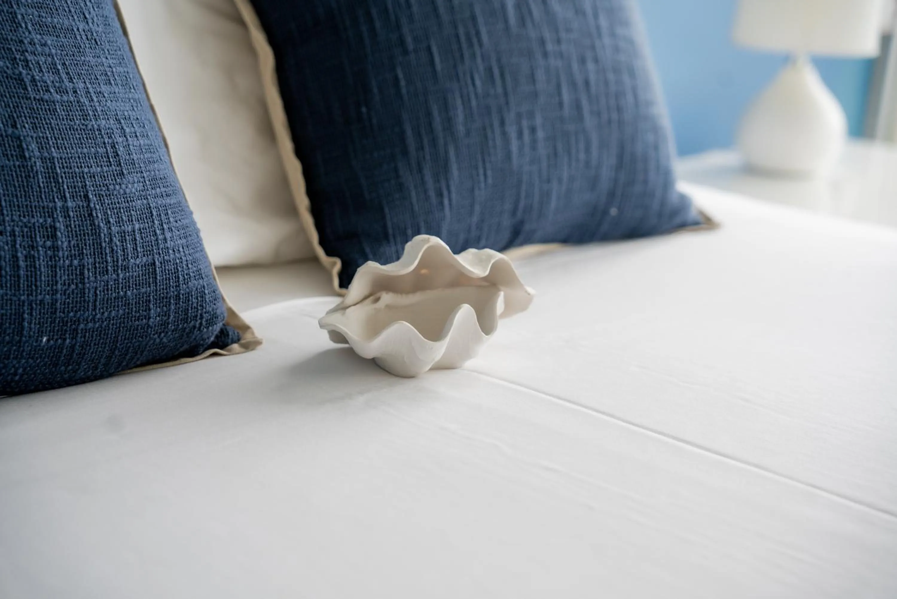 Bed in Cashelmara Beachfront Apartments