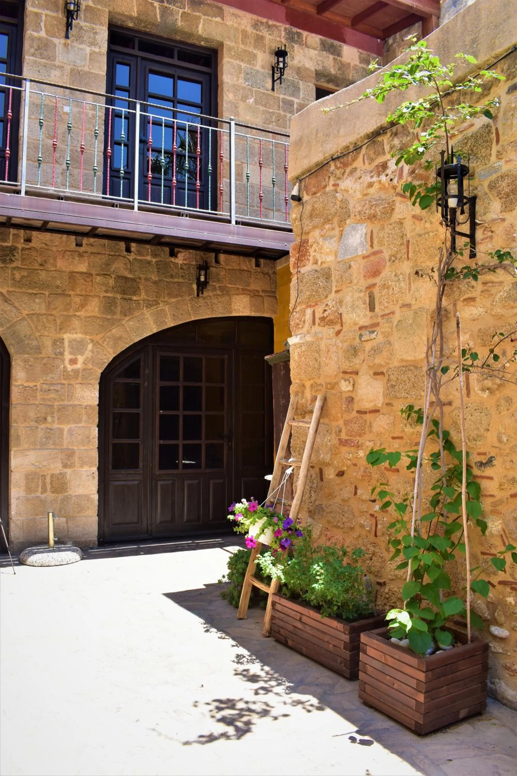 Decorative detail in S.Nikolis' Historic Boutique Hotel