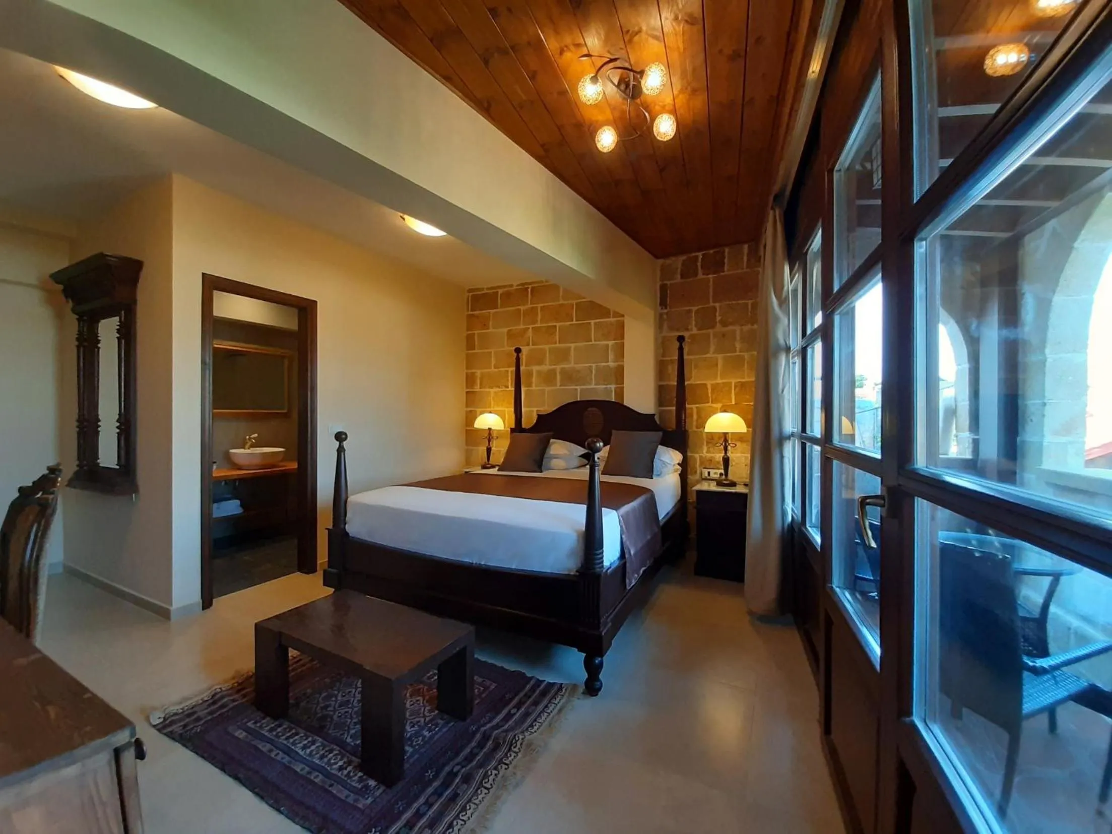 Photo of the whole room, Bed in S.Nikolis' Historic Boutique Hotel