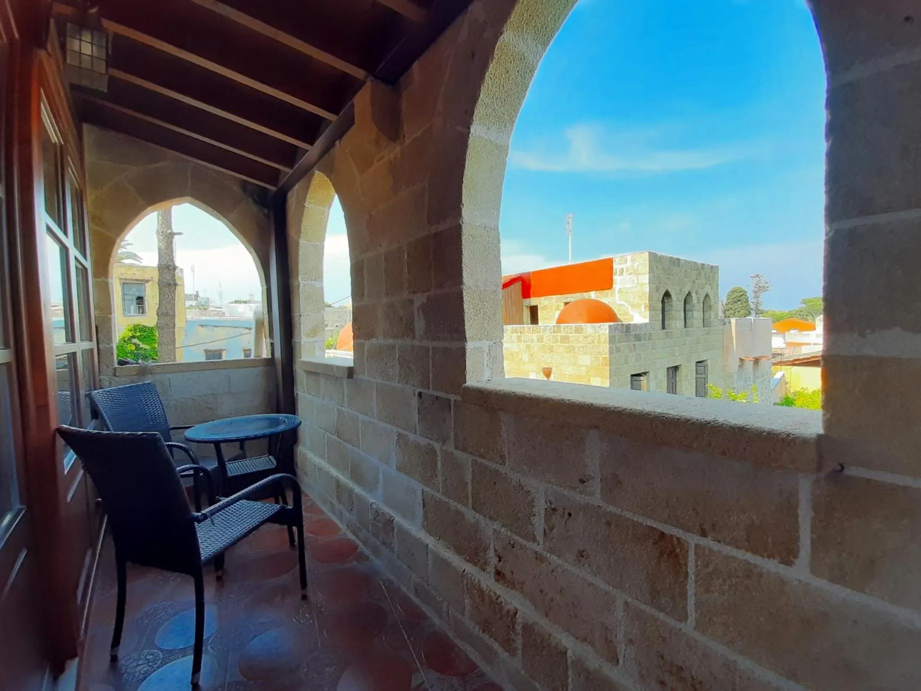 Balcony/Terrace in S.Nikolis' Historic Boutique Hotel