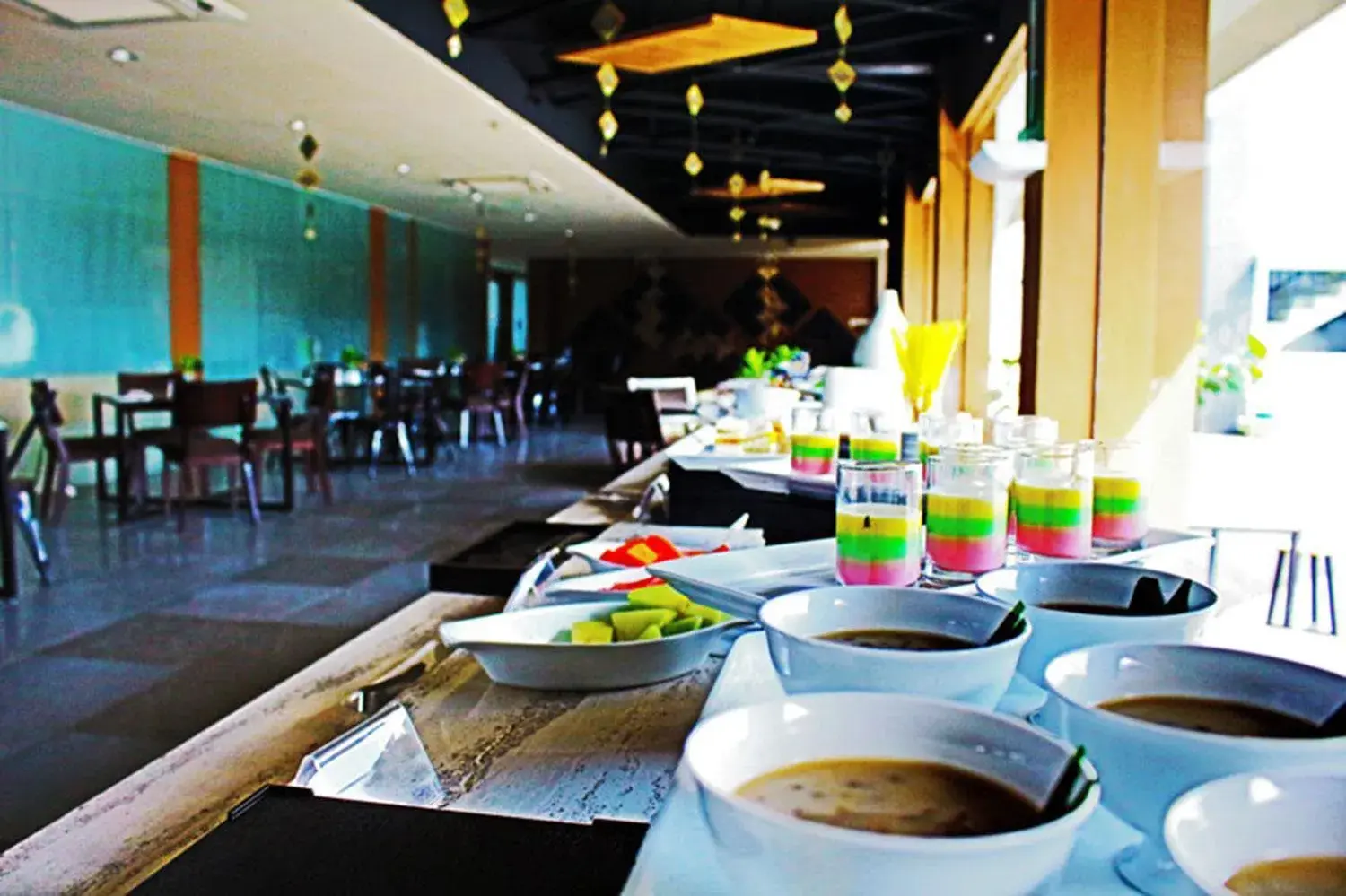 Breakfast in Front One Akshaya Hotel Karawang Breakfast in Front One Akshaya Hotel Karawang