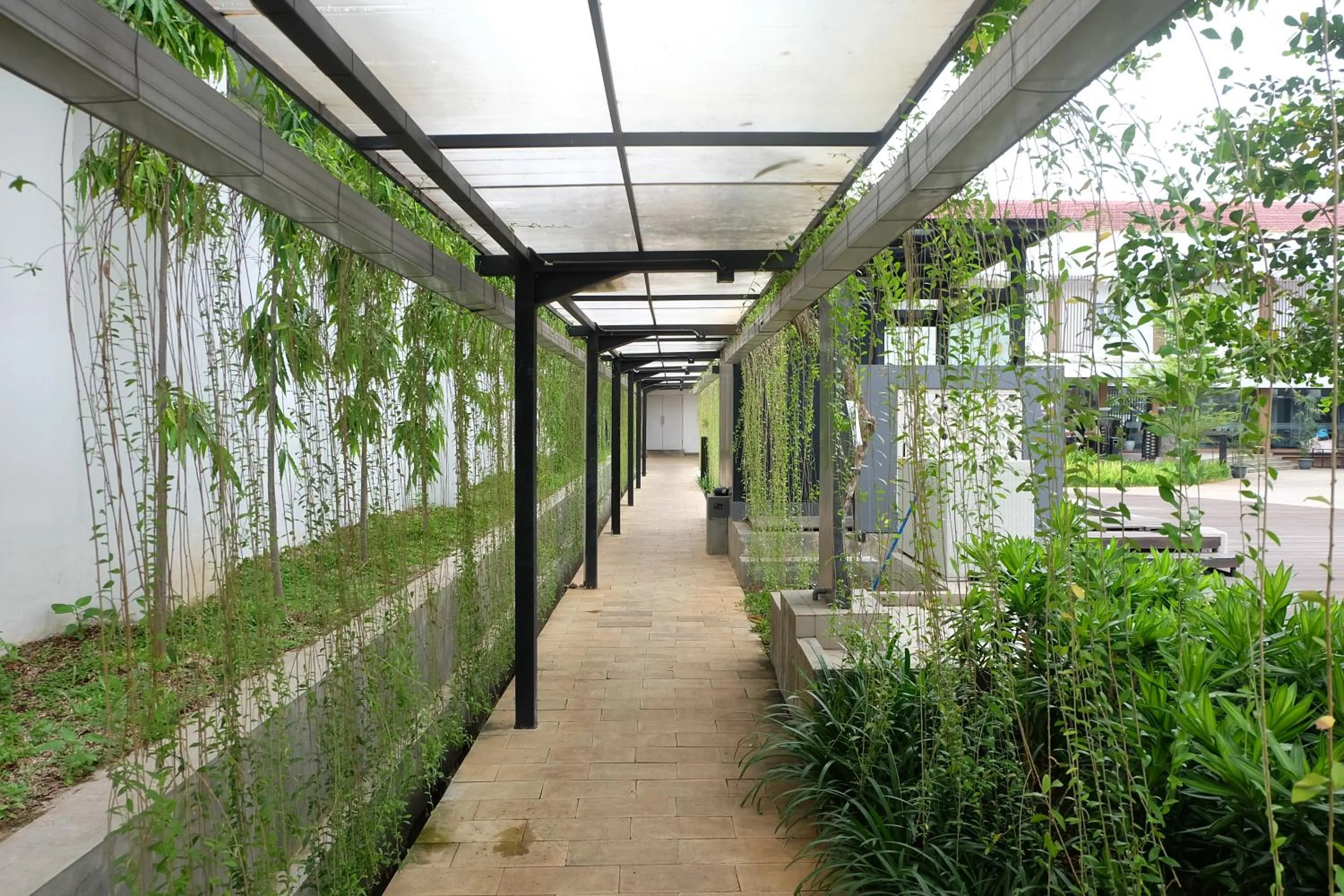 Garden in Front One Akshaya Hotel Karawang