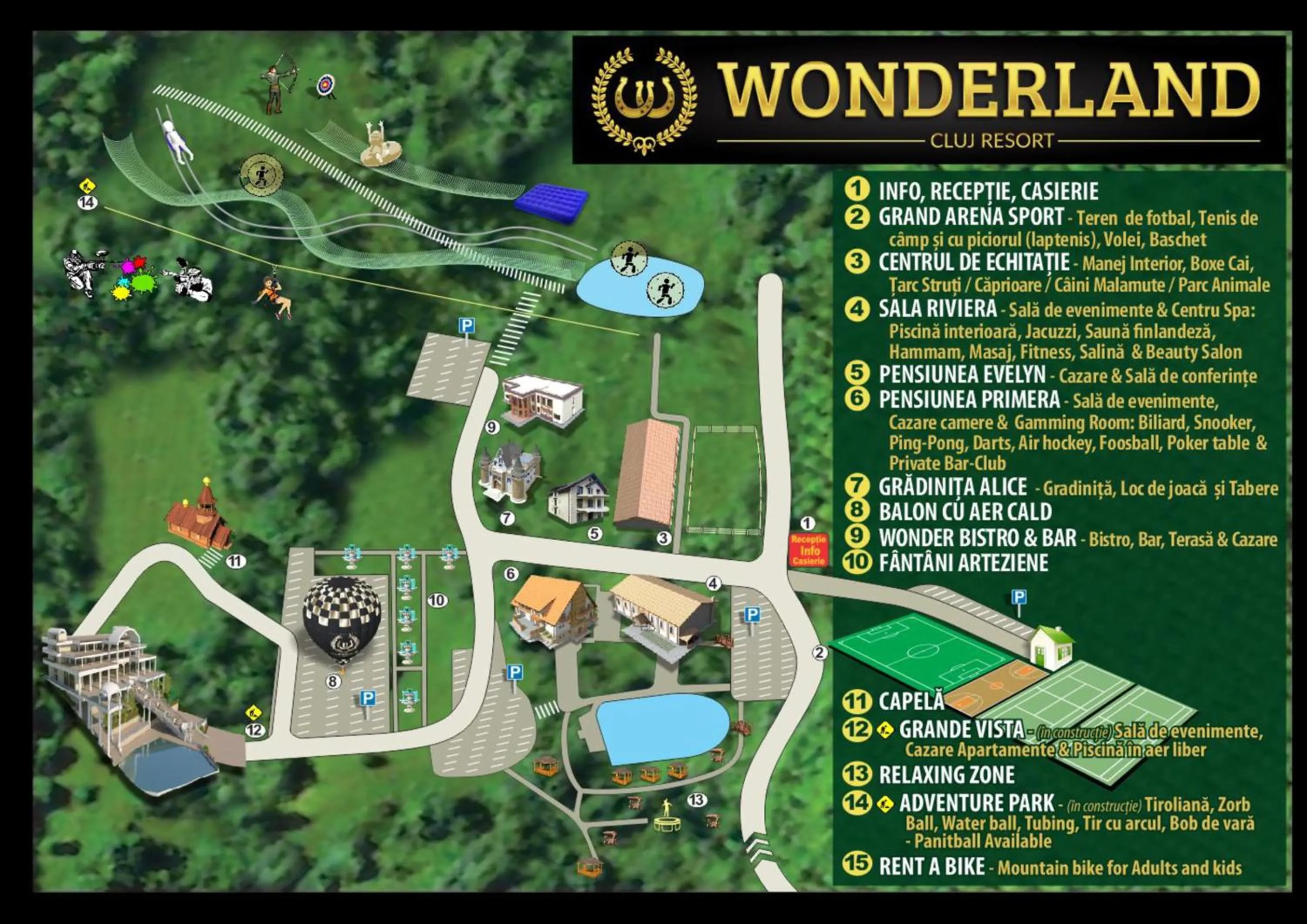 Property logo or sign in Wonderland Cluj Resort