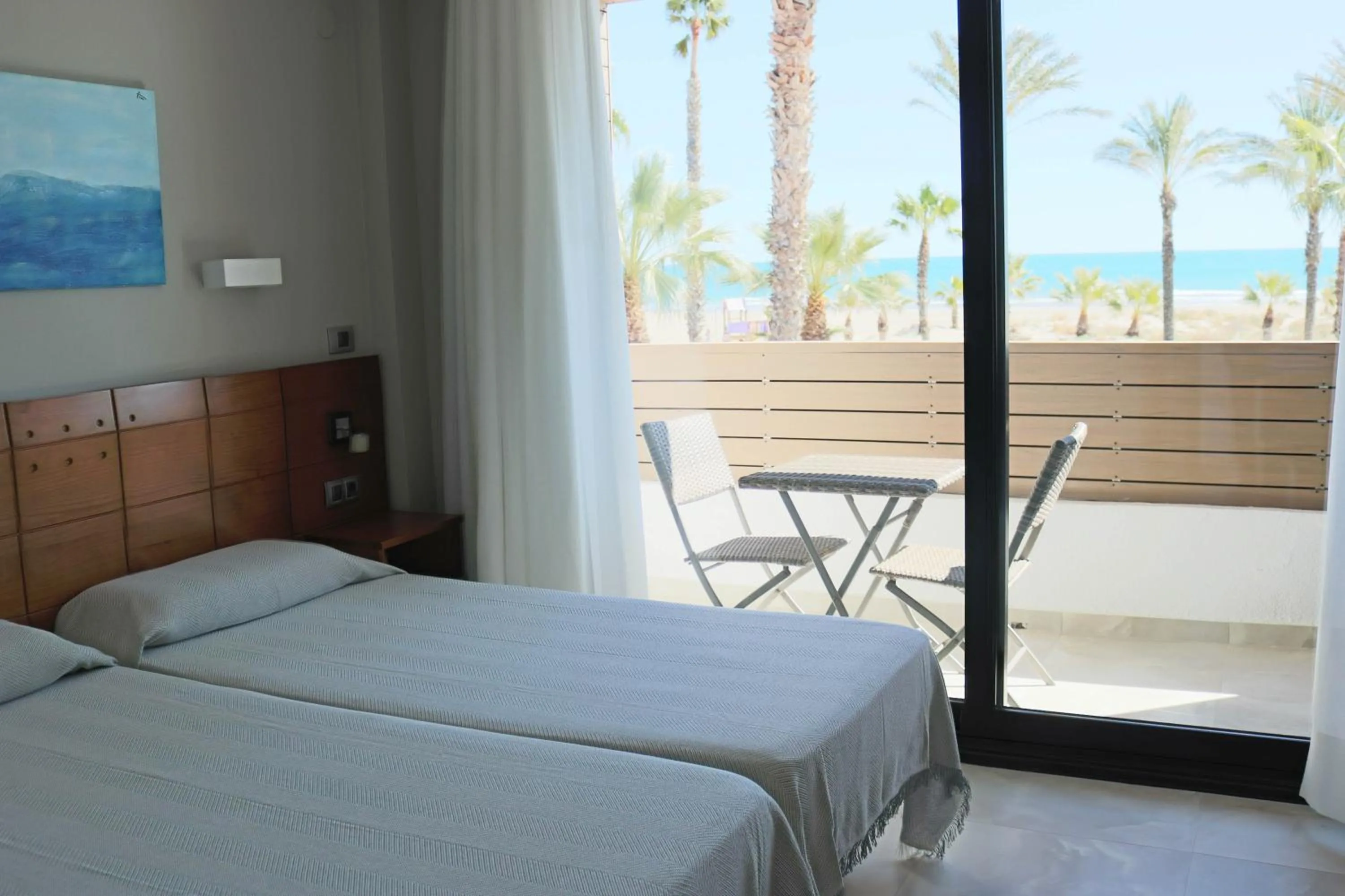 Twin Room with Sea View in Hotel Costa Azahar