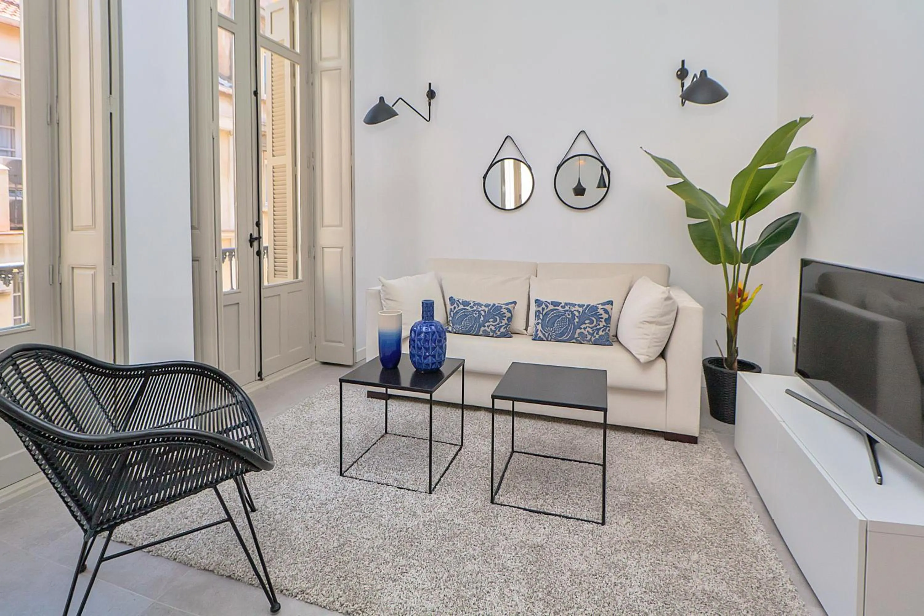 Living room in iloftmalaga Premium Centro Histórico