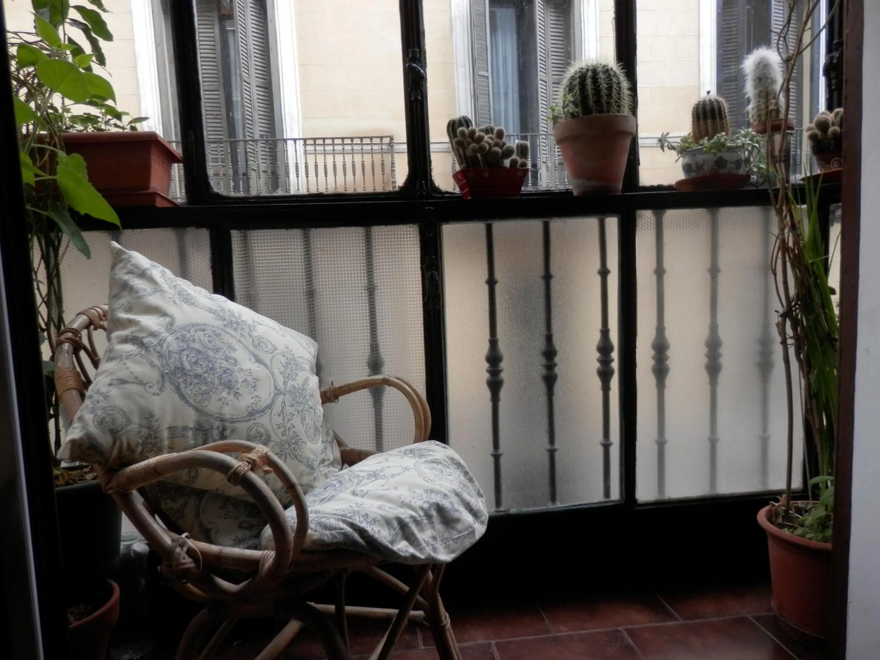 Balcony/Terrace in Hostal del Pez Azul