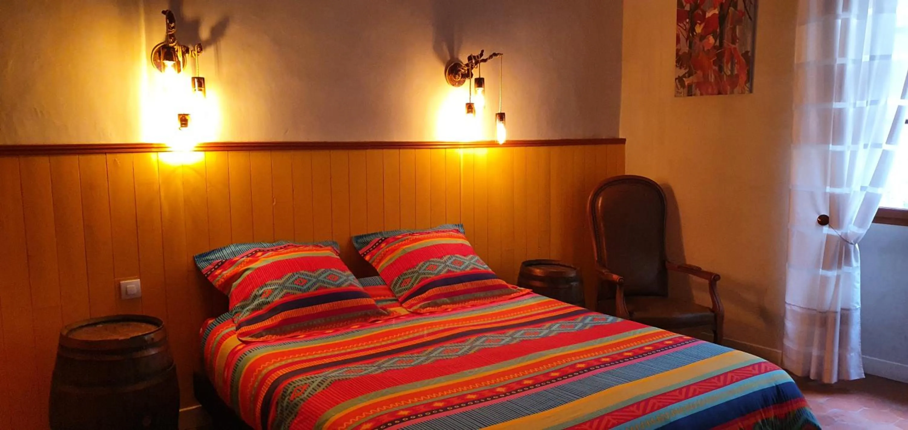 Bedroom, Bed in La Tour Du Terroir