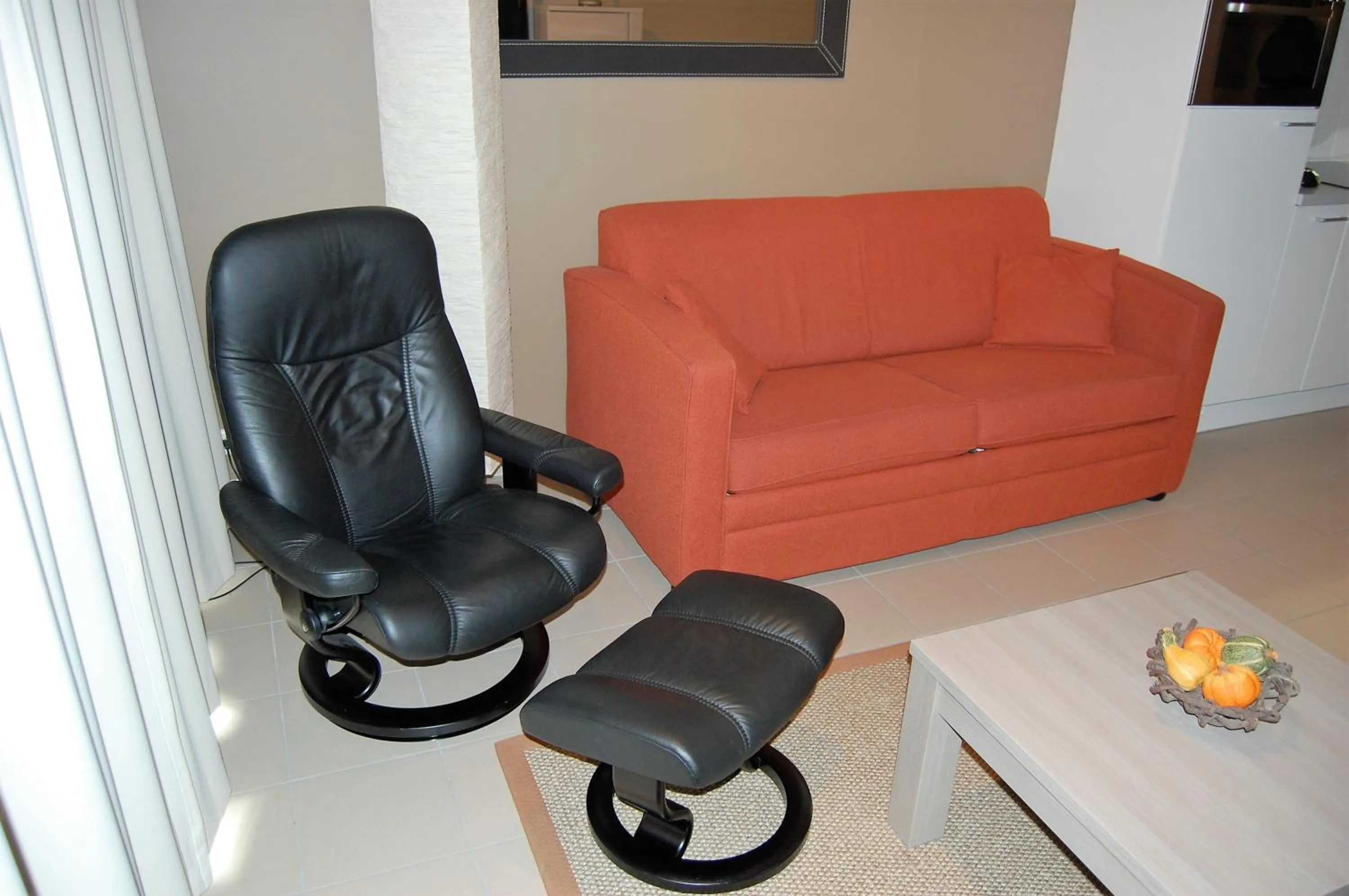 Seating area in Residentie Hof van Vlaanderen