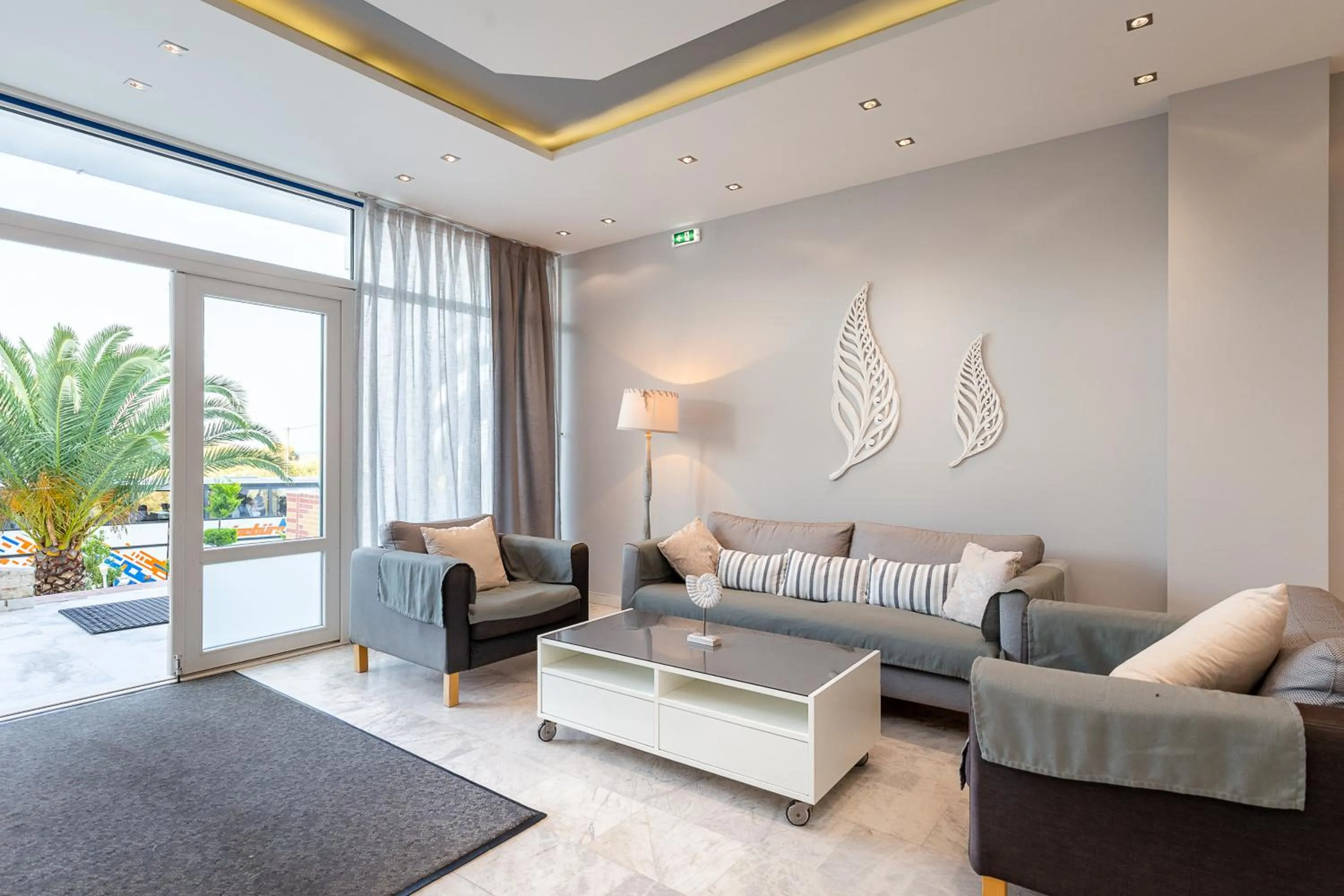 Seating area in Astris Sun Hotel