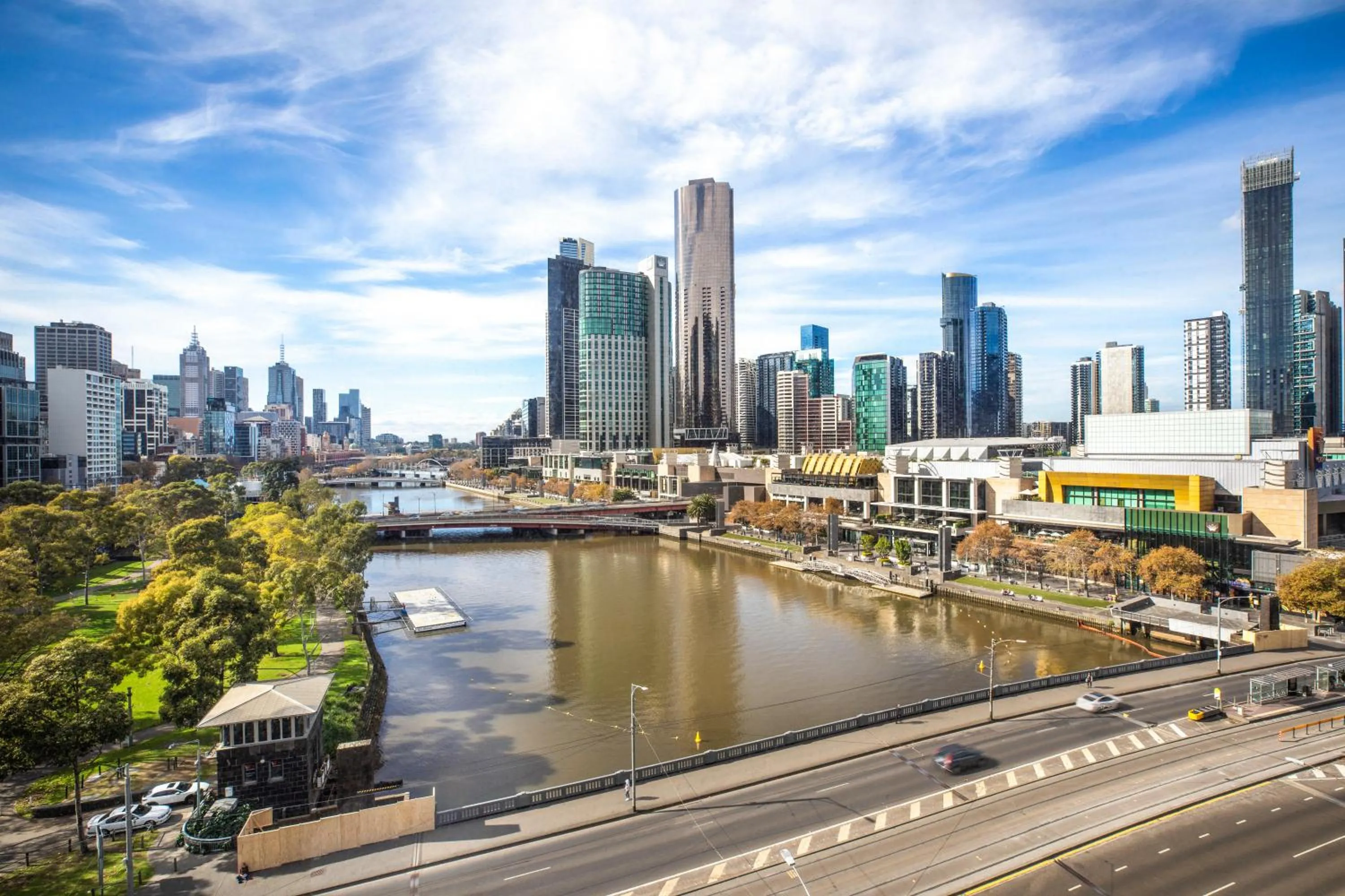 River view in Crowne Plaza Melbourne by IHG