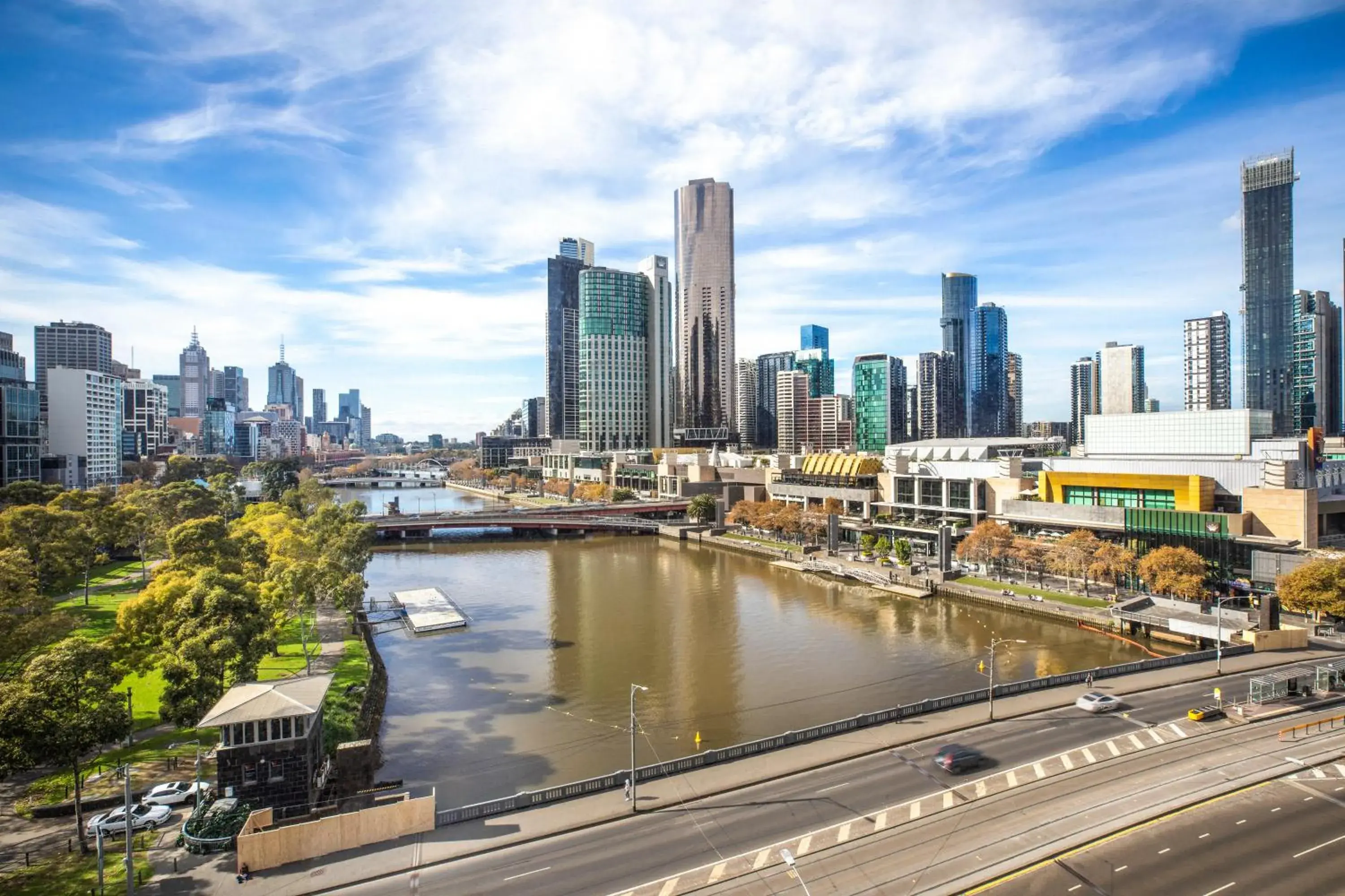 River view in Crowne Plaza Melbourne by IHG River view in Crowne Plaza Melbourne by IHG