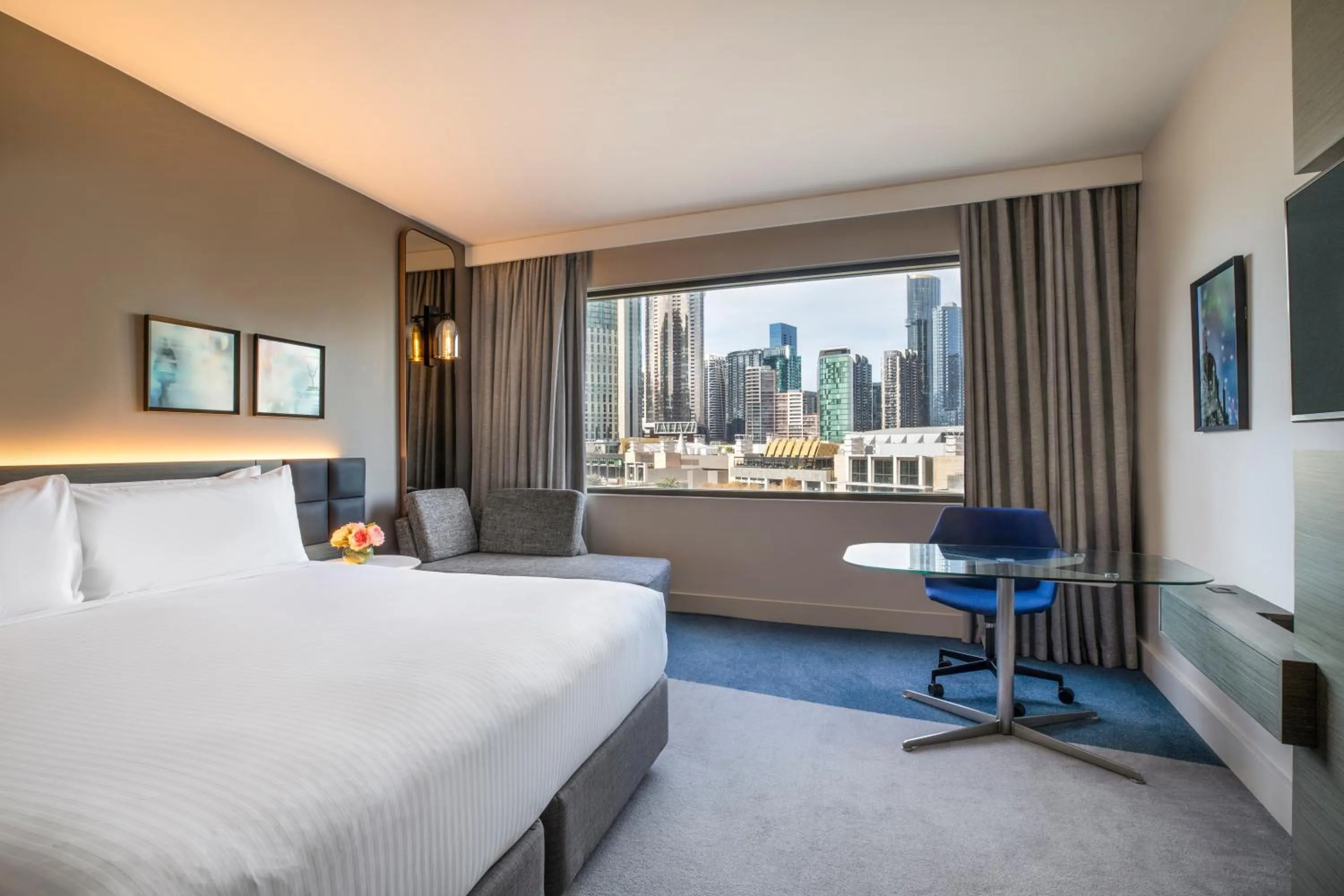 Bedroom, Bed in Crowne Plaza Melbourne by IHG