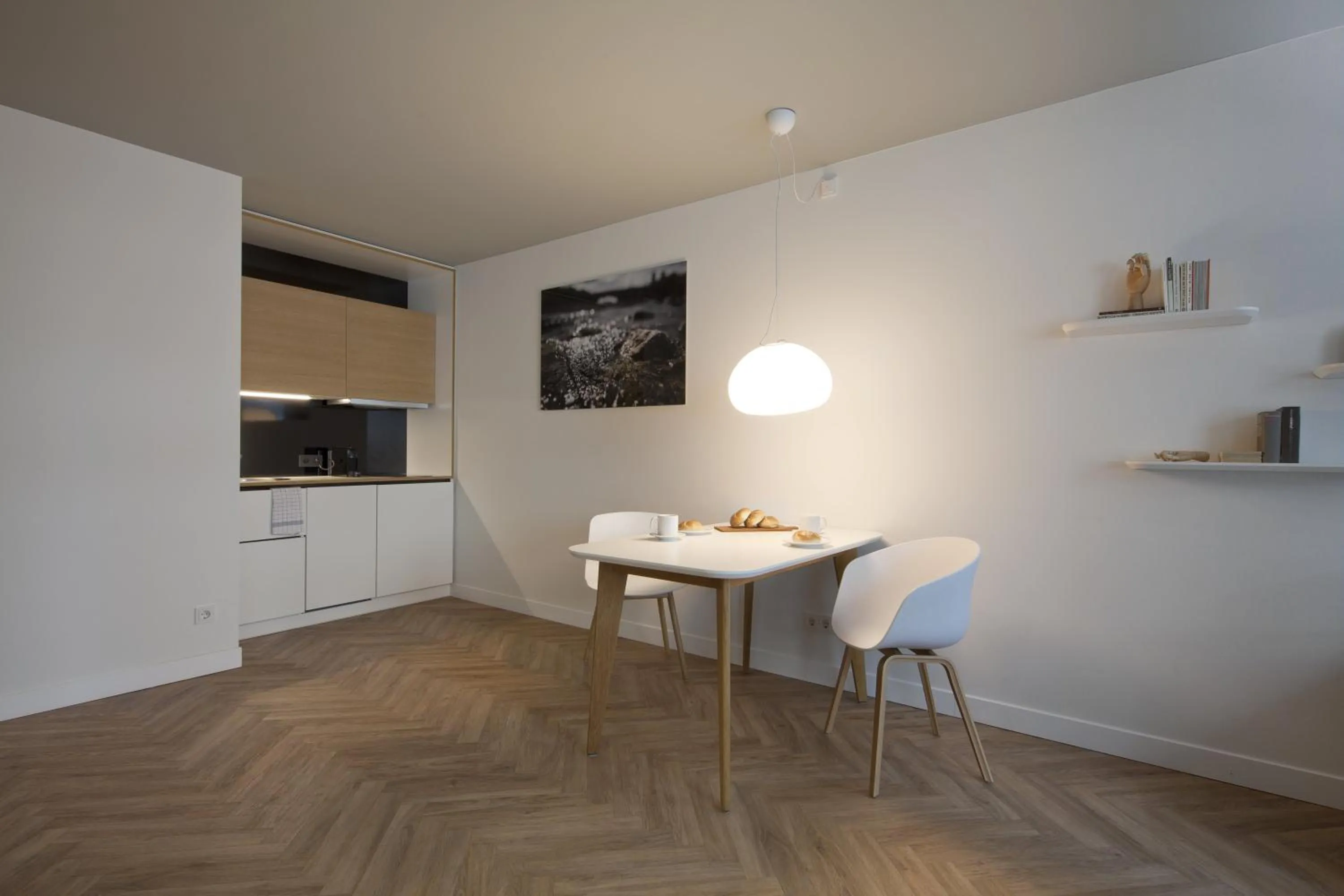 Kitchen or kitchenette in smartments München Parkstadt Schwabing