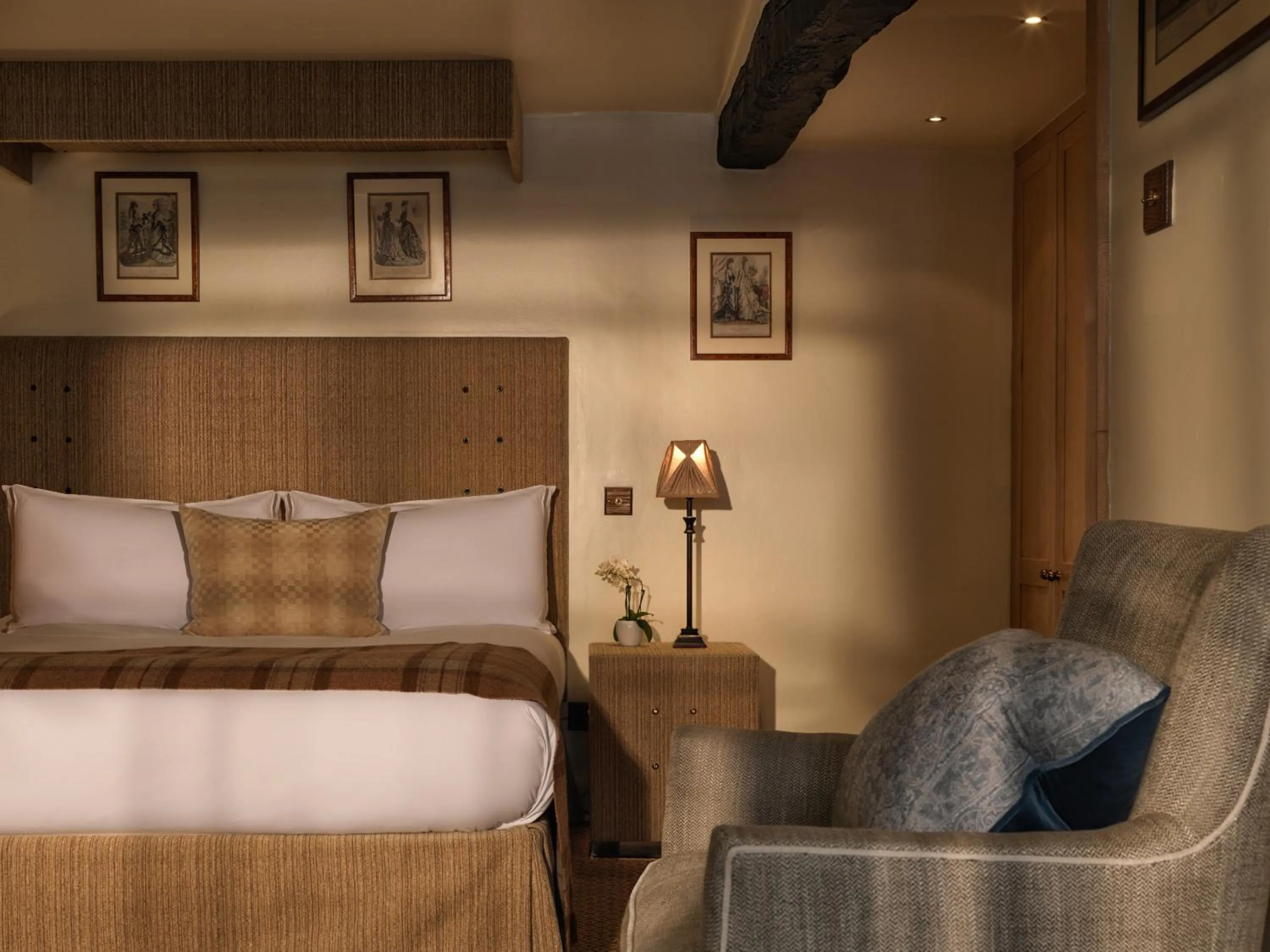 Bedroom, Bed in Amberley Castle- A Relais & Chateaux Hotel