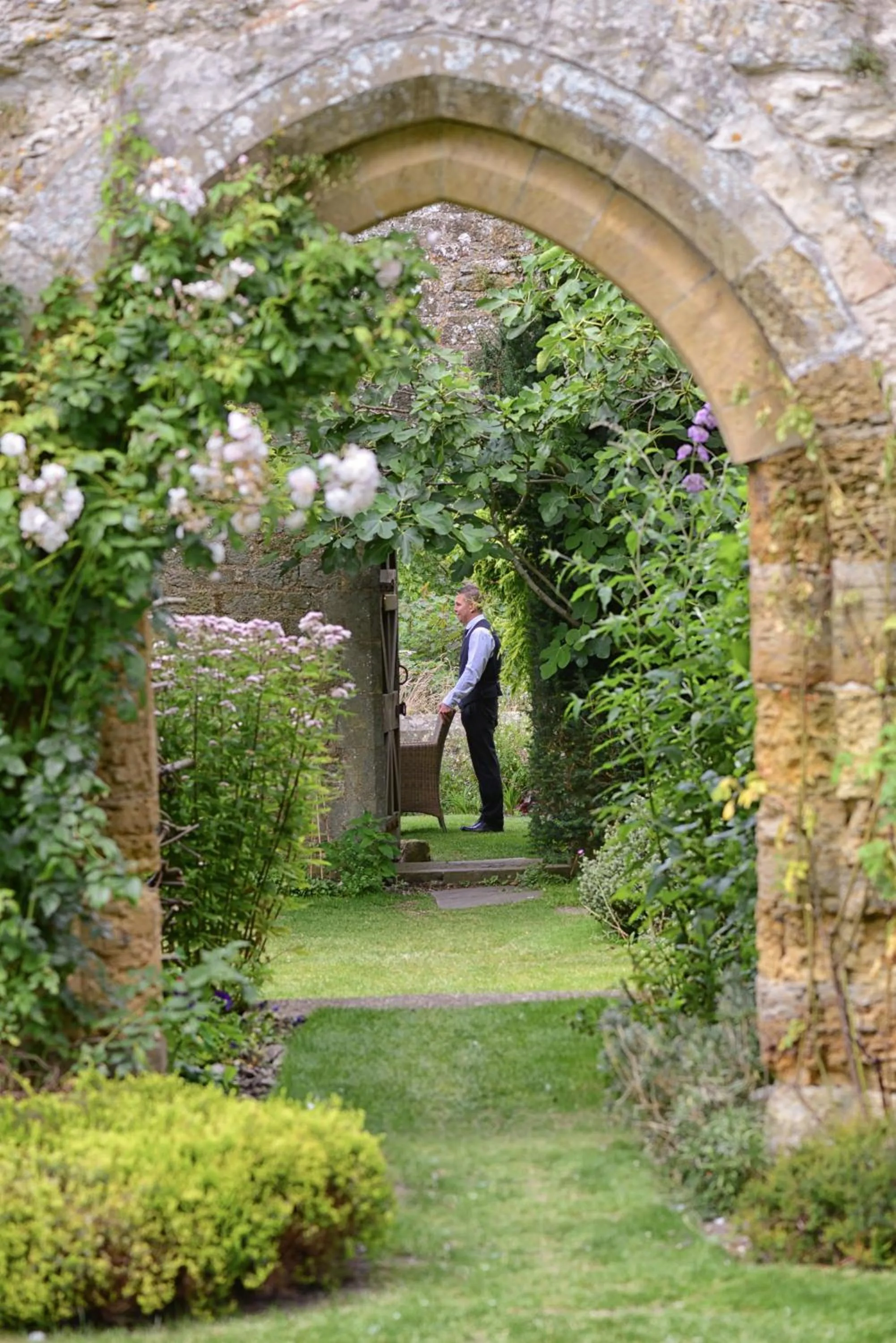 Garden in Amberley Castle- A Relais & Chateaux Hotel