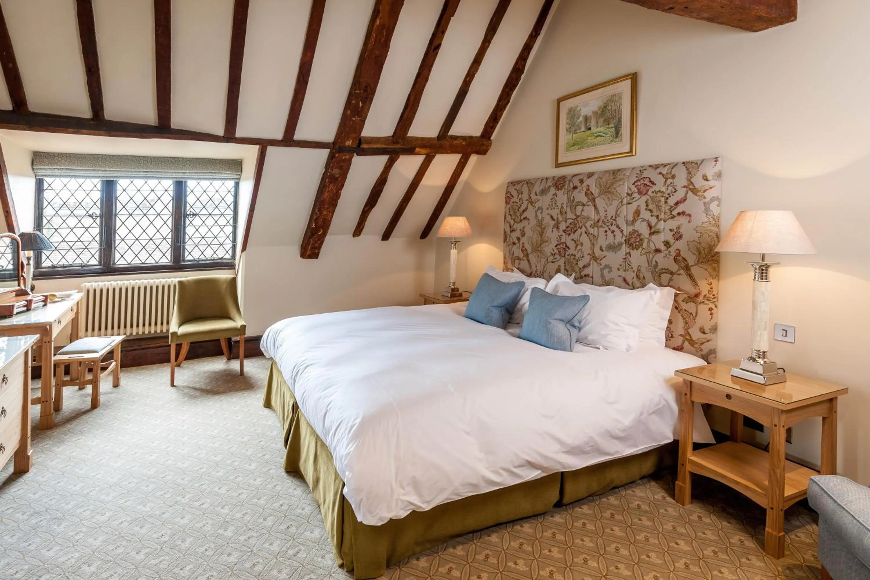 Bedroom, Bed in Amberley Castle- A Relais & Chateaux Hotel