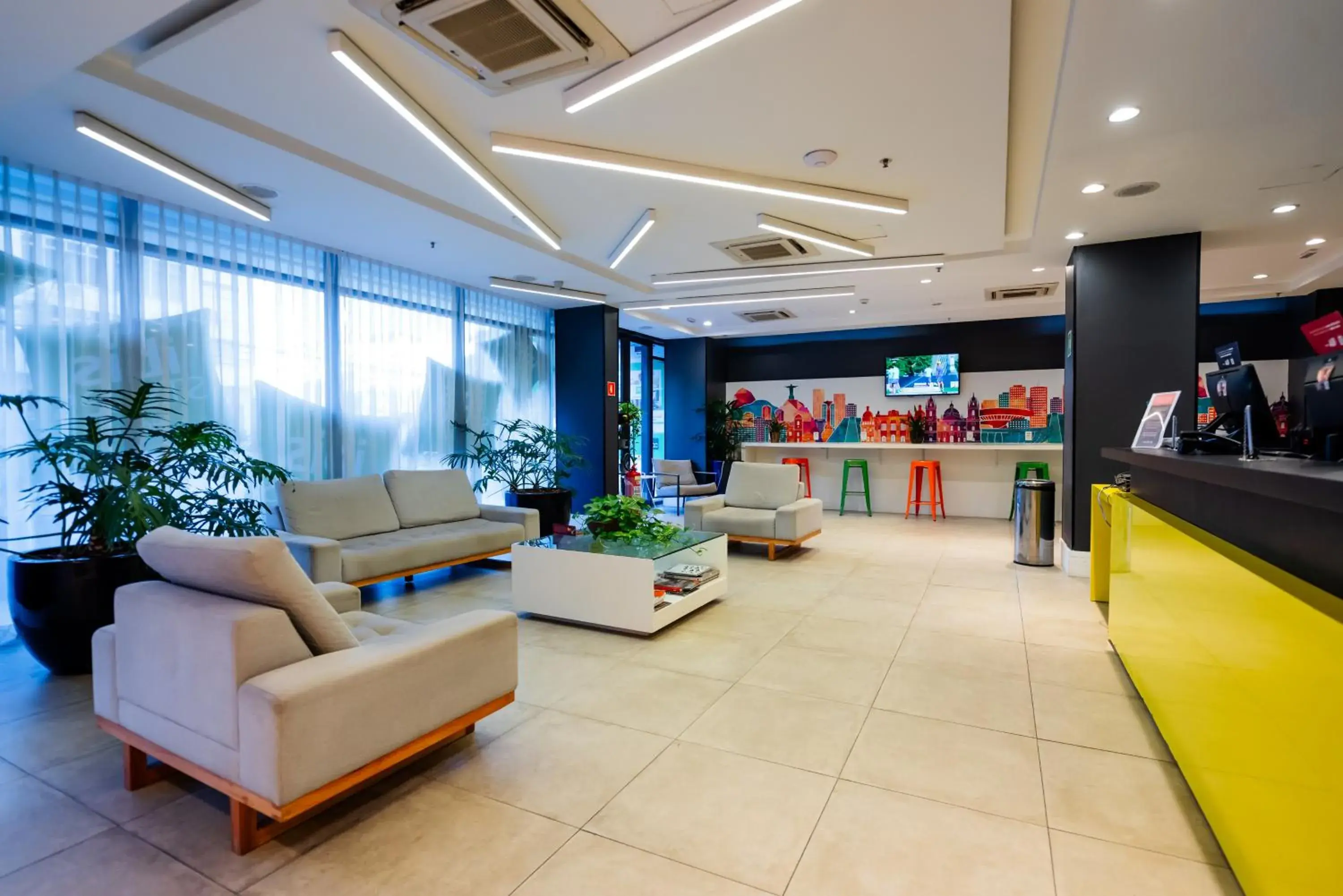 Lobby or reception in ibis Styles Rio de Janeiro Botafogo Lobby or reception in ibis Styles Rio de Janeiro Botafogo