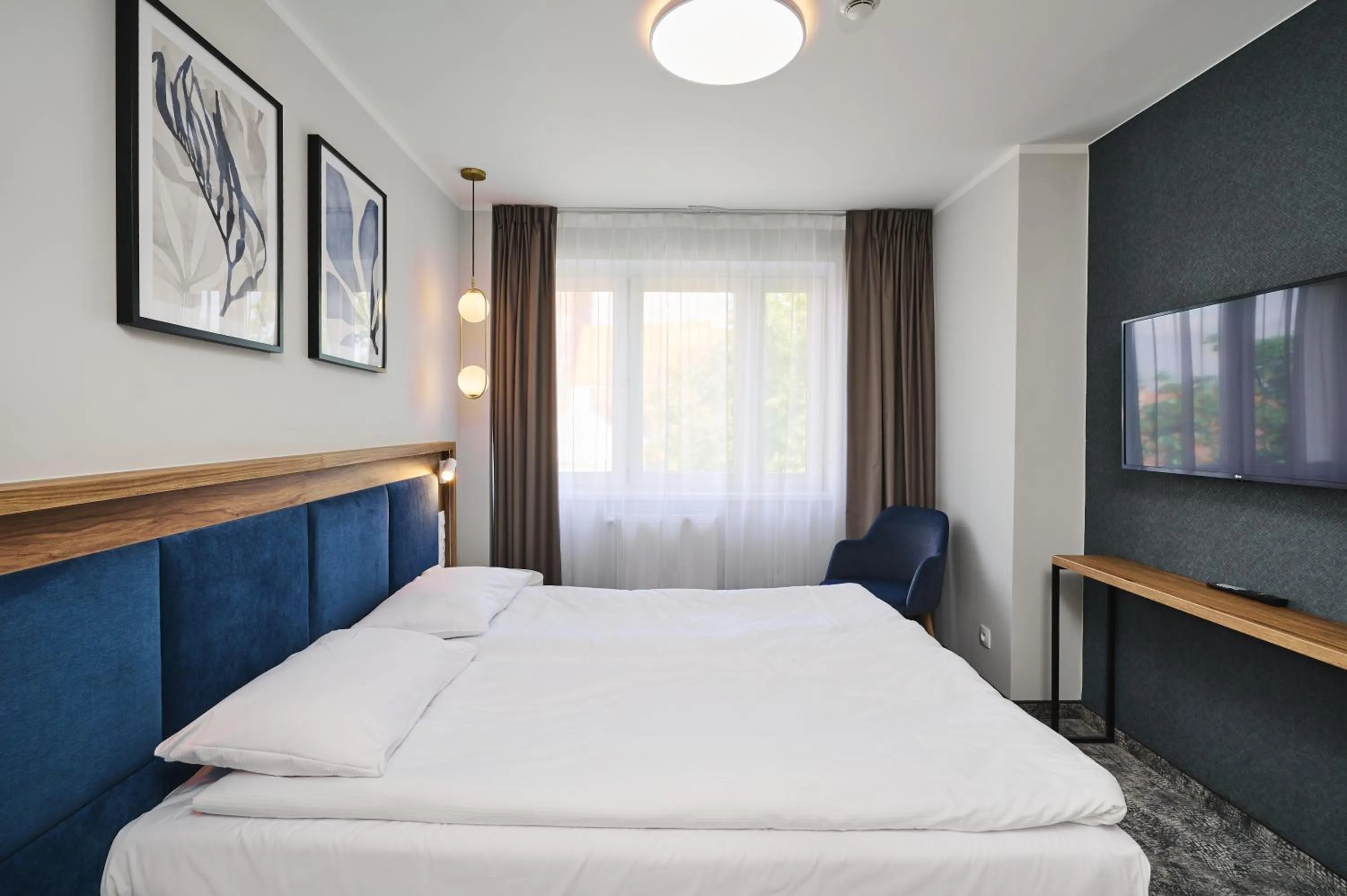 Bed in Hotel Halo Toruń