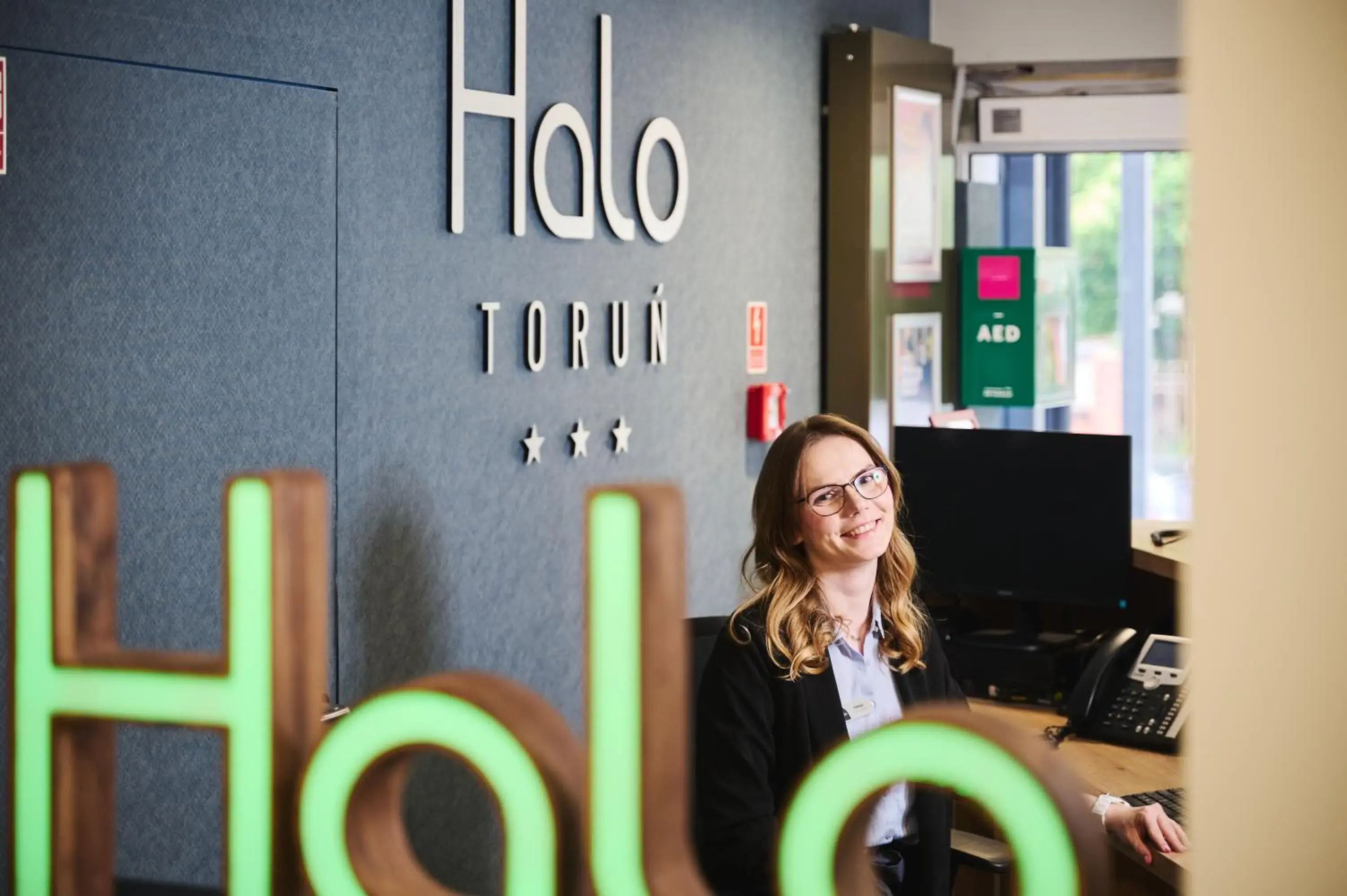 Lobby or reception in Hotel Halo Toruń Lobby or reception in Hotel Halo Toruń