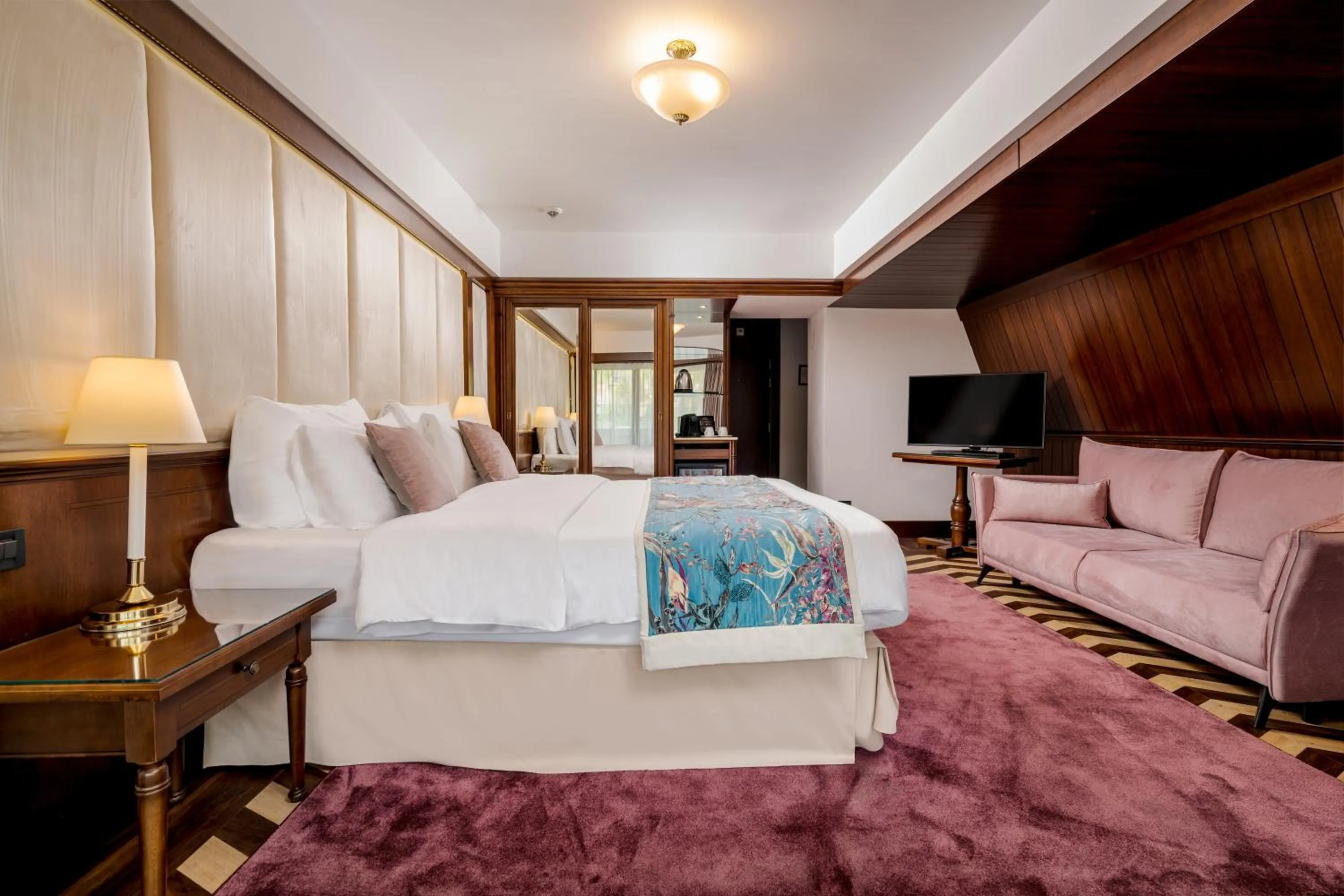 Bed in Hotel International