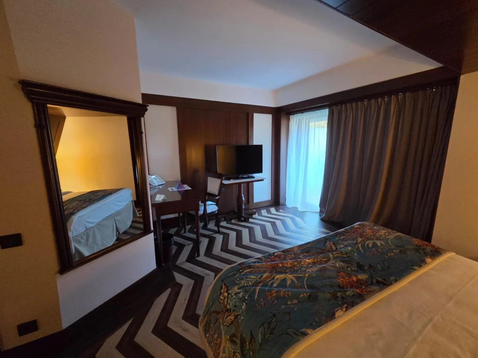 Bed in Hotel International