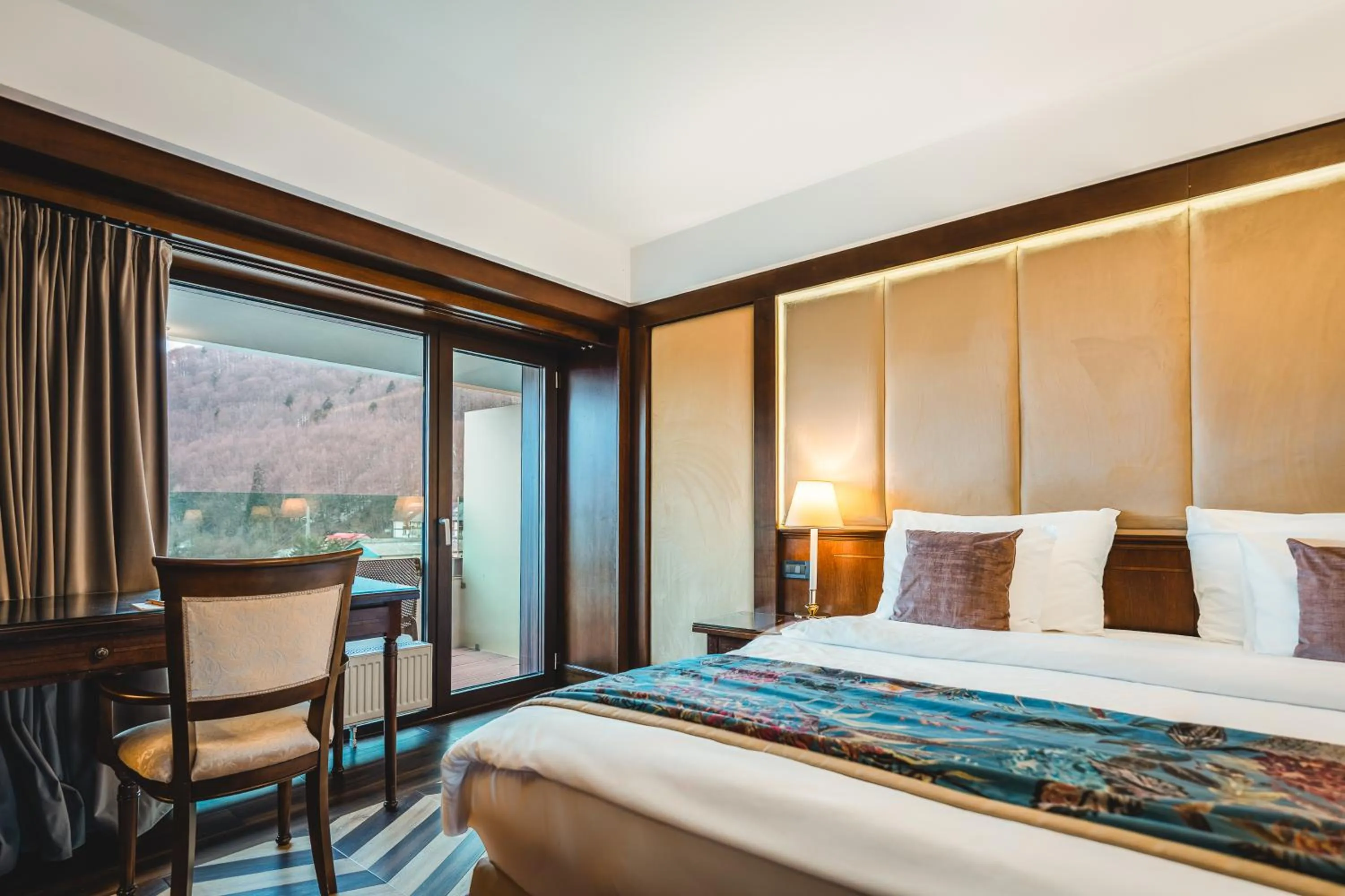 Bed in Hotel International