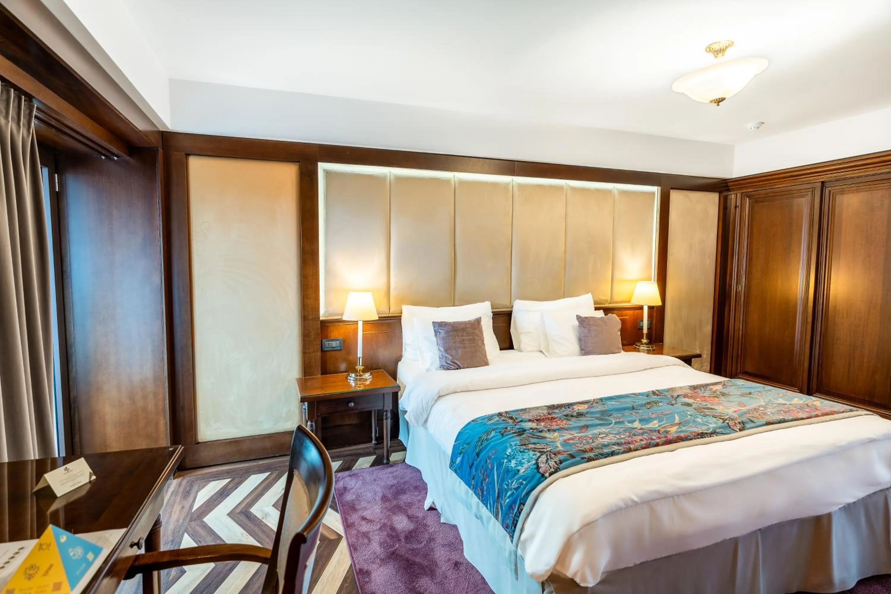 Bed in Hotel International