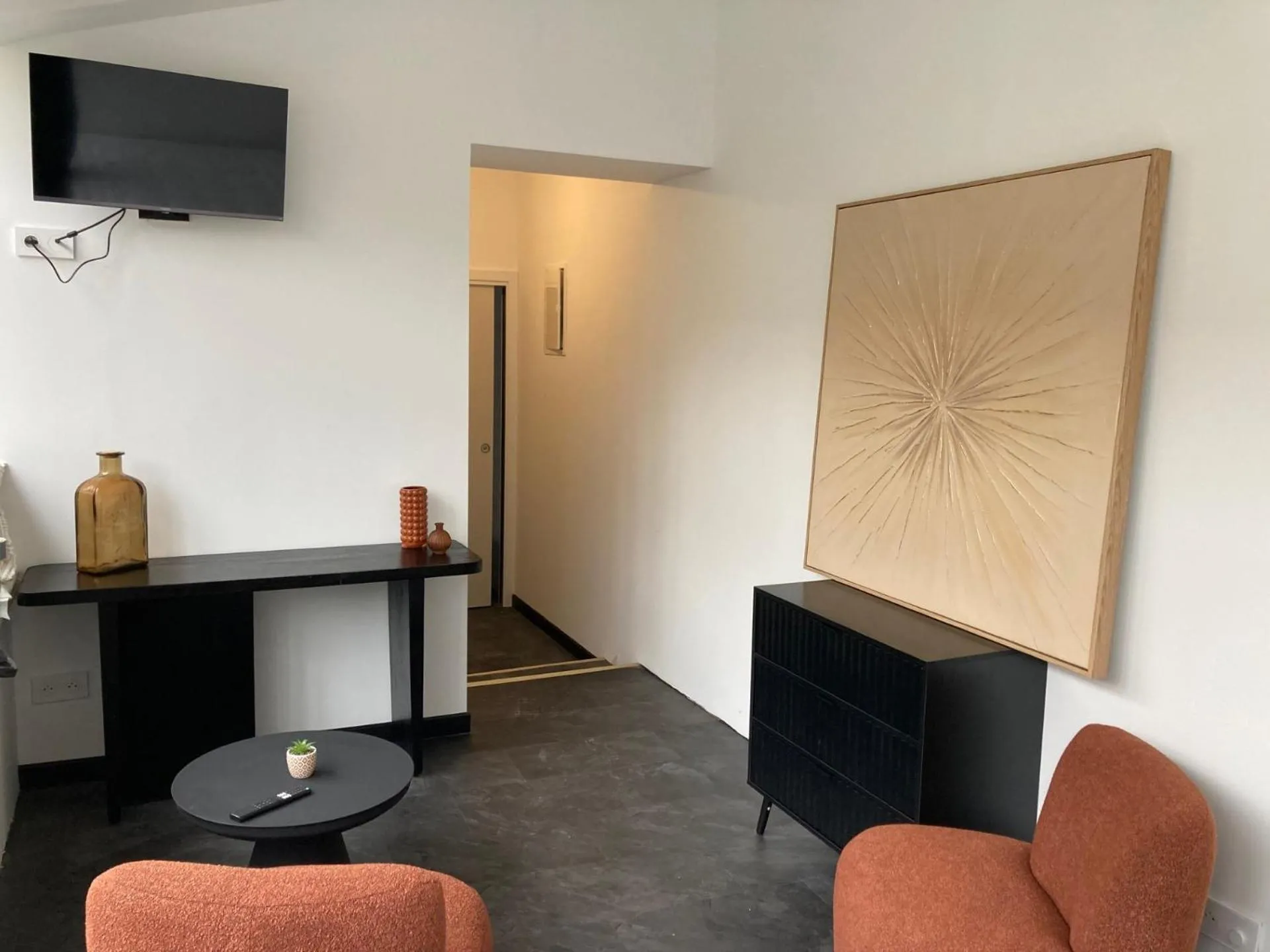 Living room in La marine D'opale
