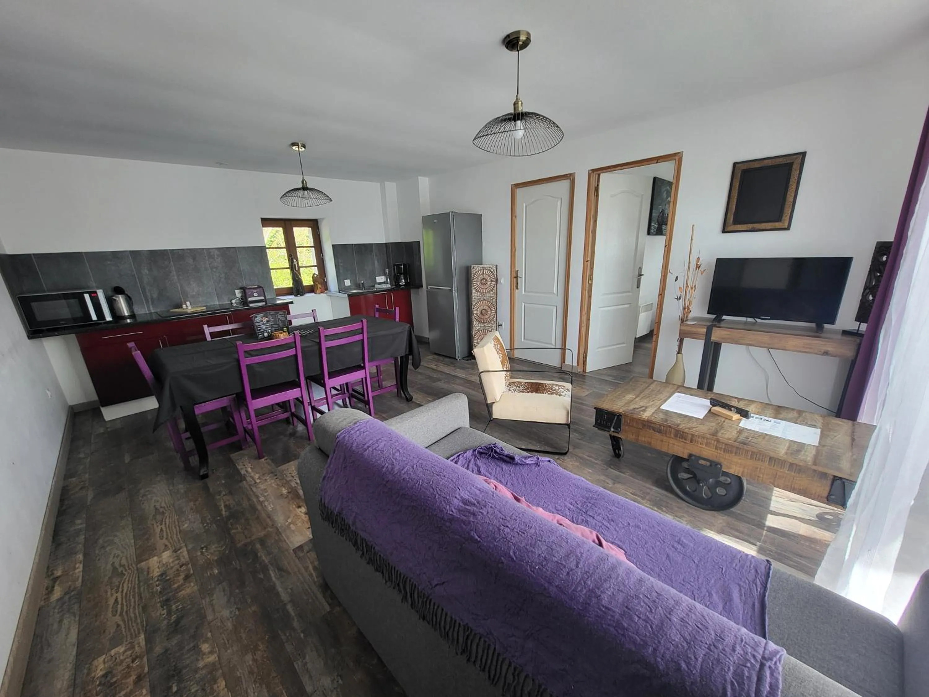 Living room in La marine D'opale