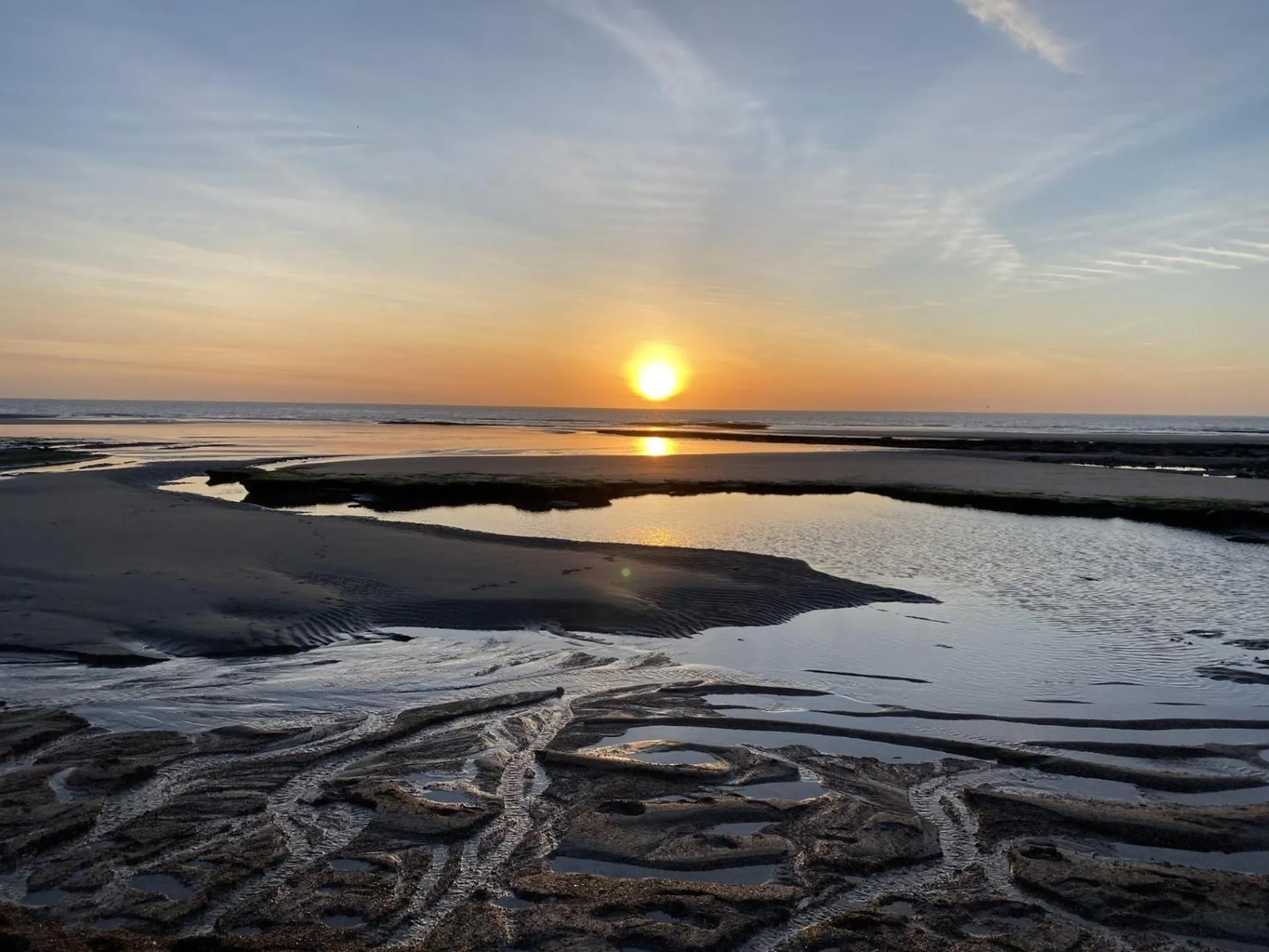 Beach in La marine D'opale