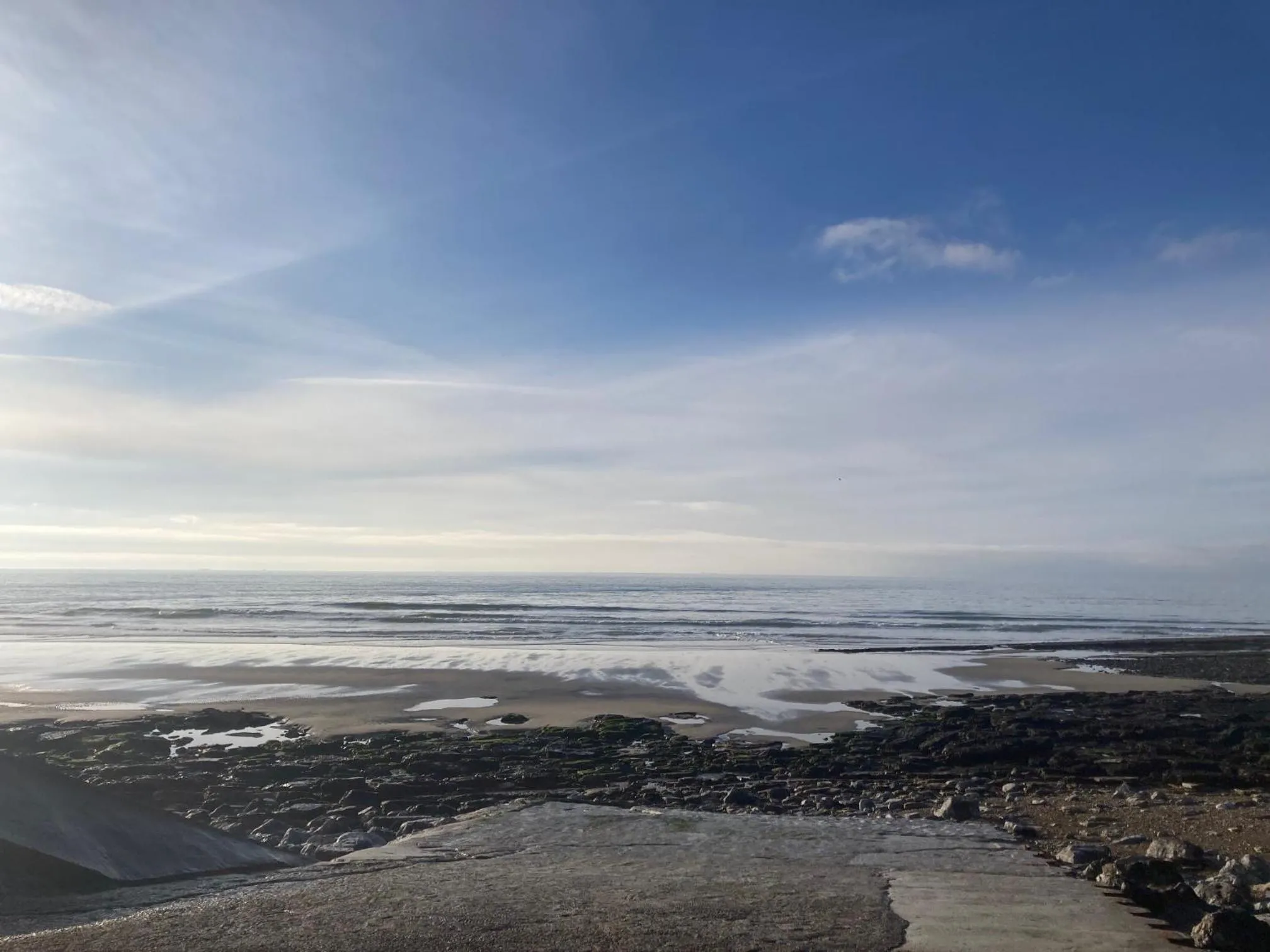 Beach in La marine D'opale