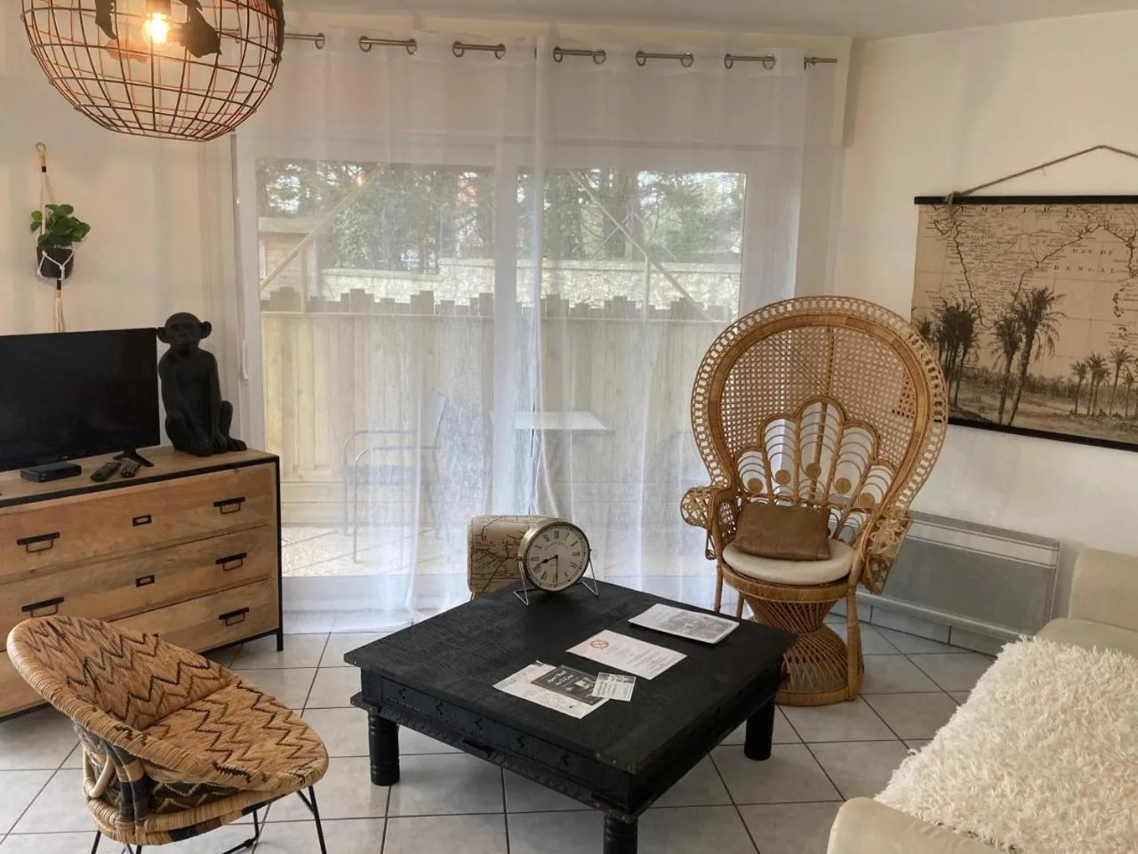Living room in La marine D'opale