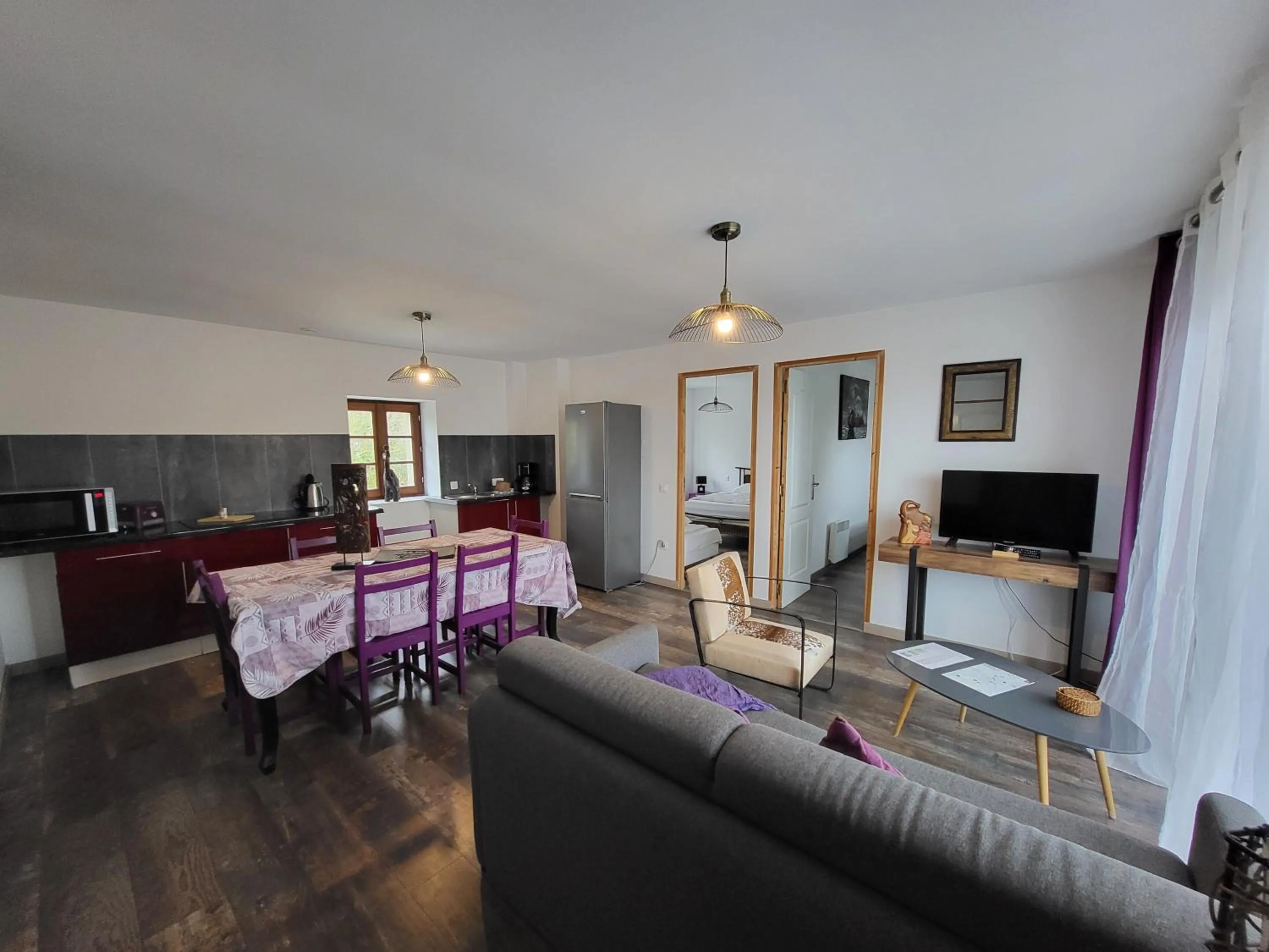 Living room in La marine D'opale