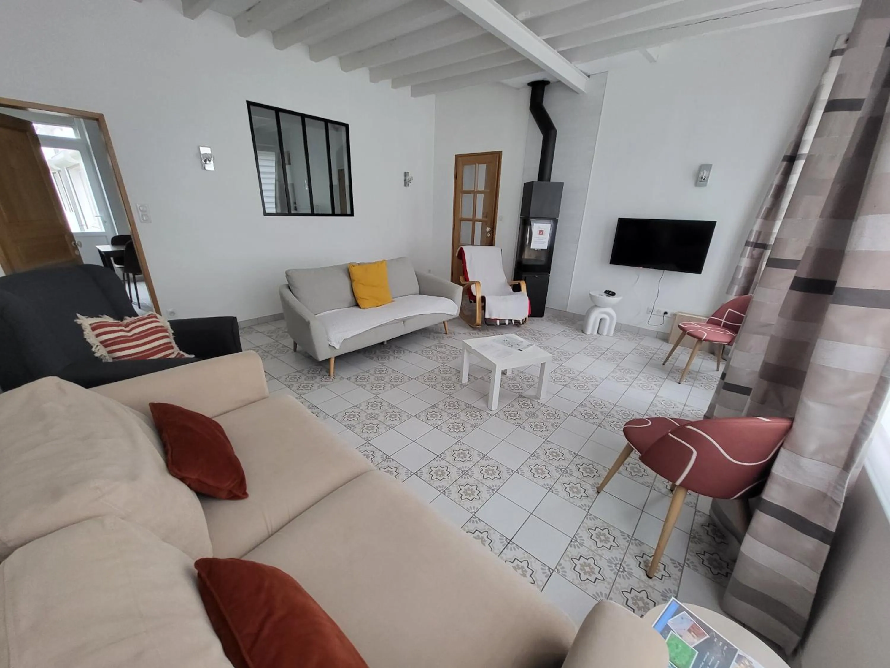 Living room in La marine D'opale