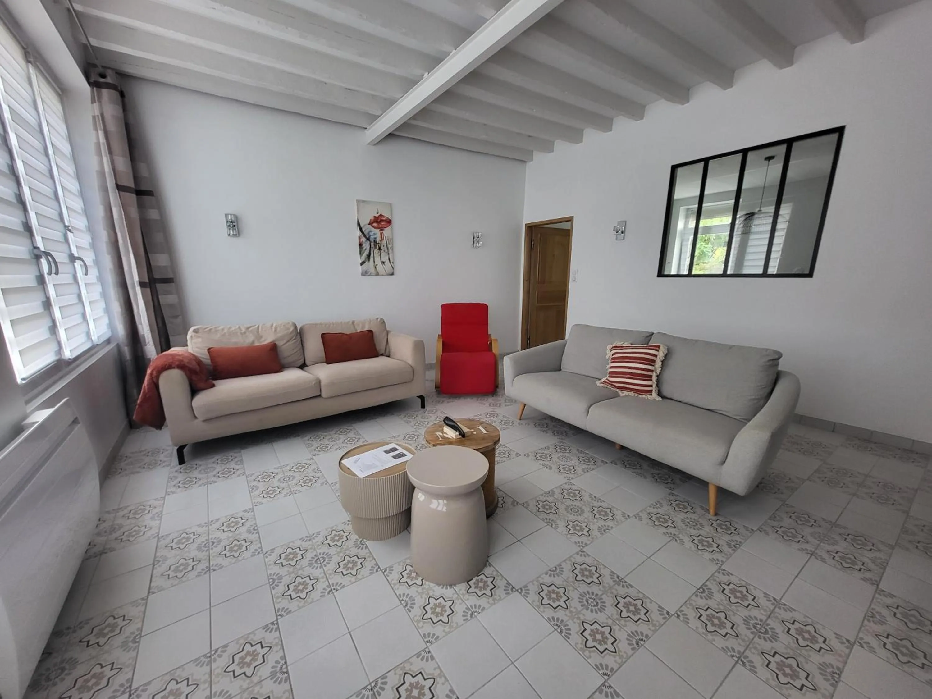 Living room in La marine D'opale