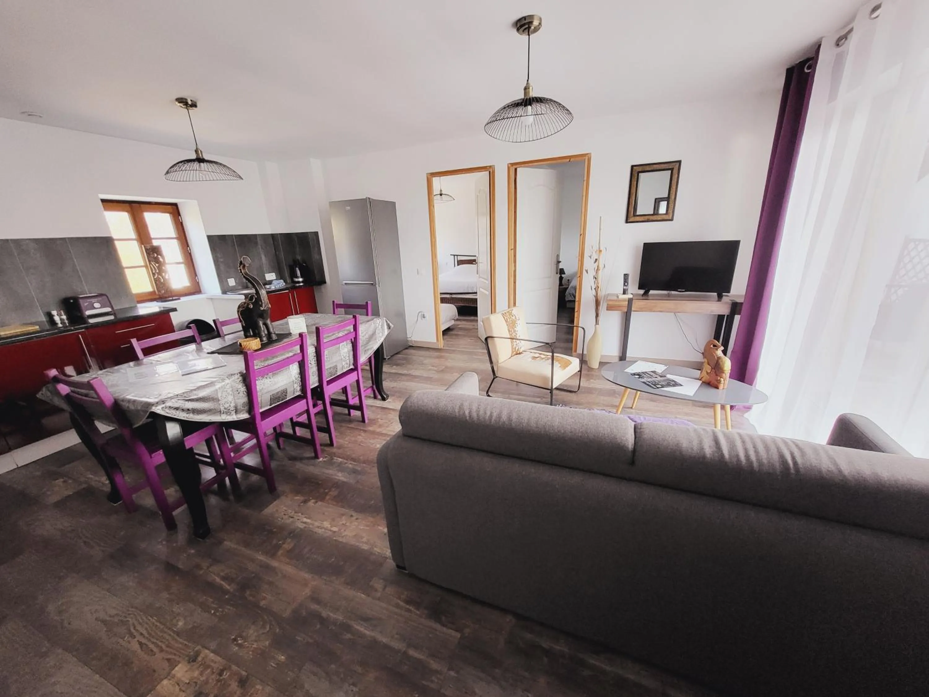 Living room in La marine D'opale