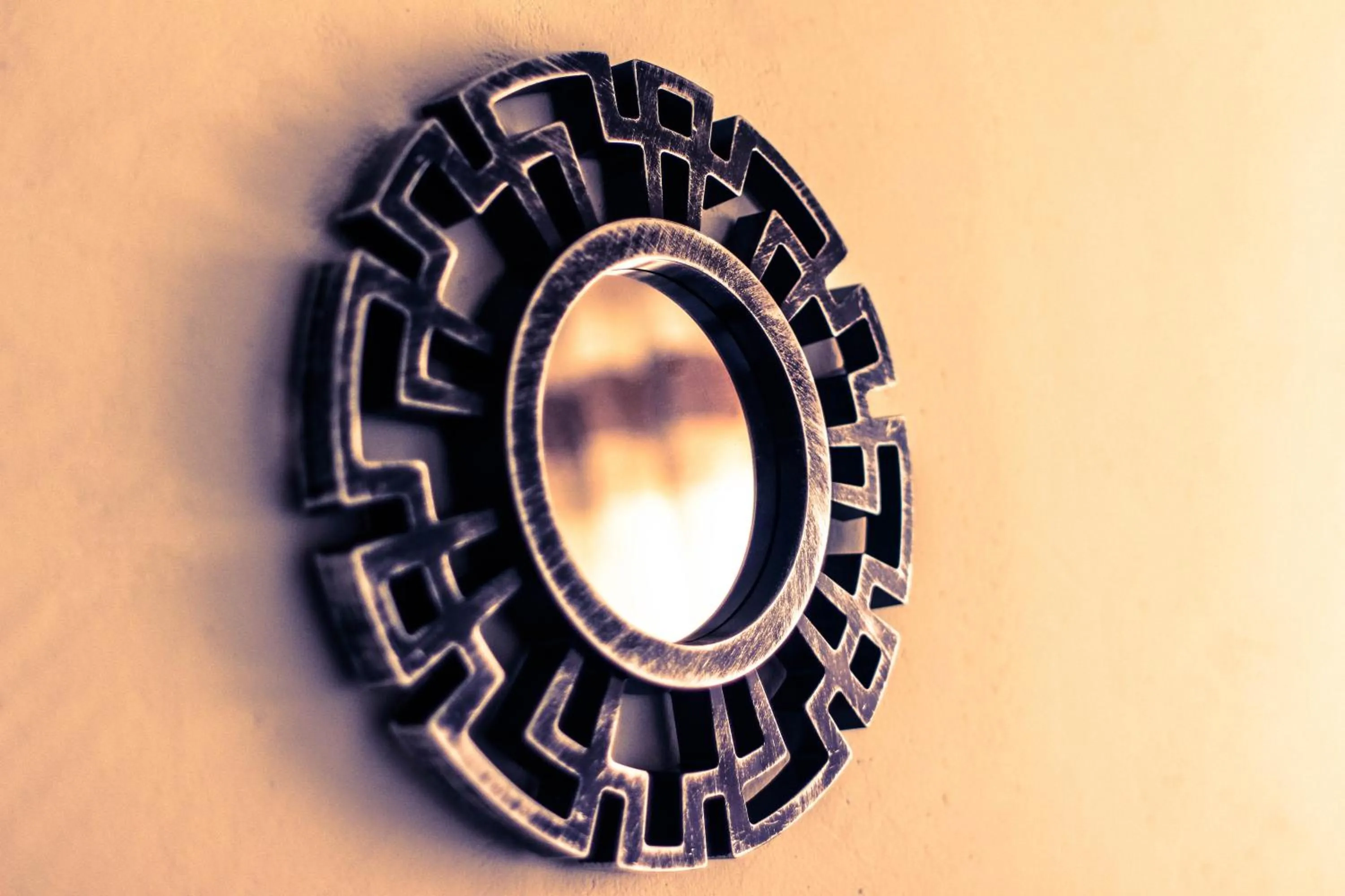 Decorative detail in Mbale Travellers Inn