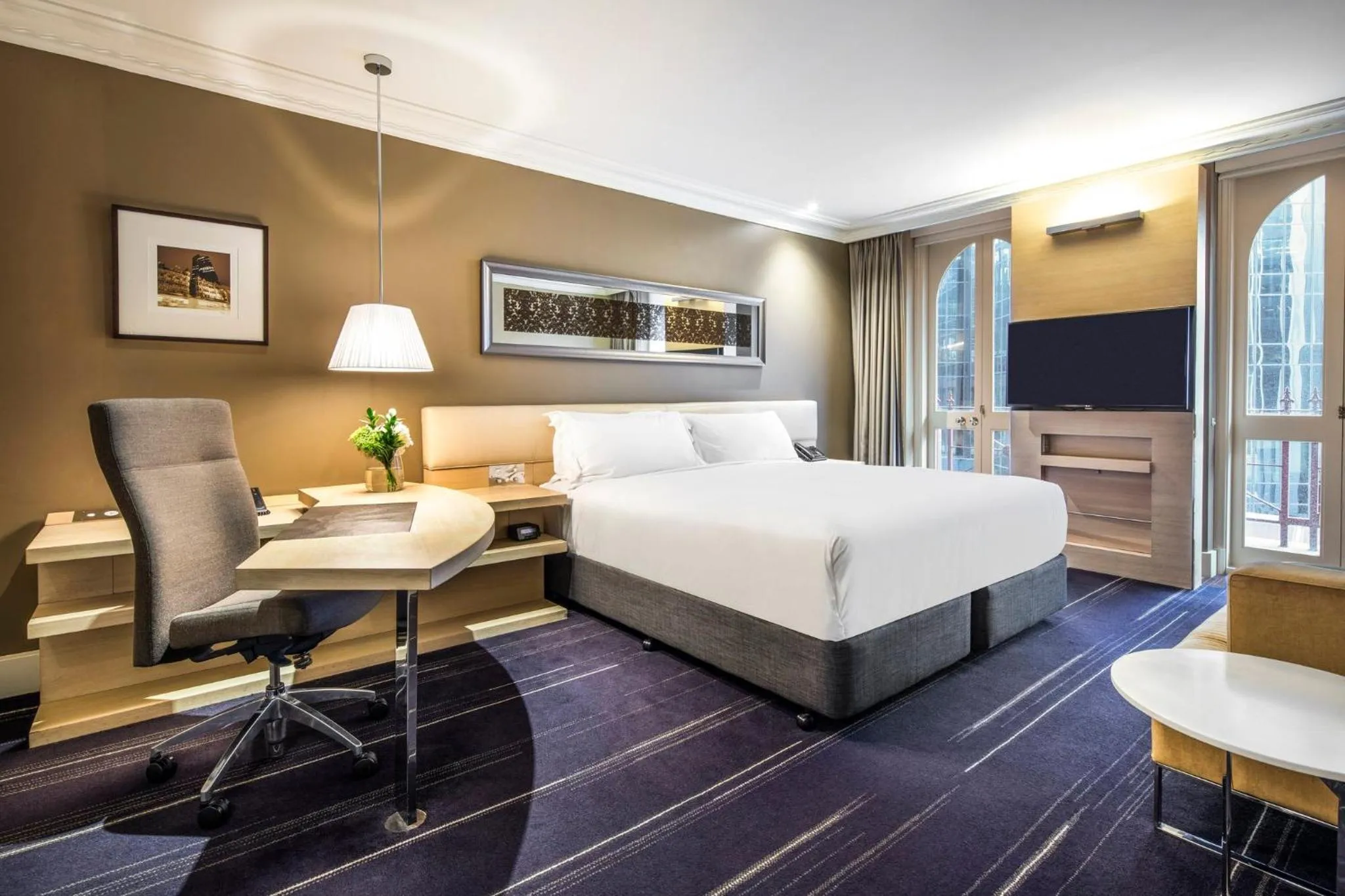 Photo of the whole room, Bed in InterContinental Melbourne The Rialto by IHG