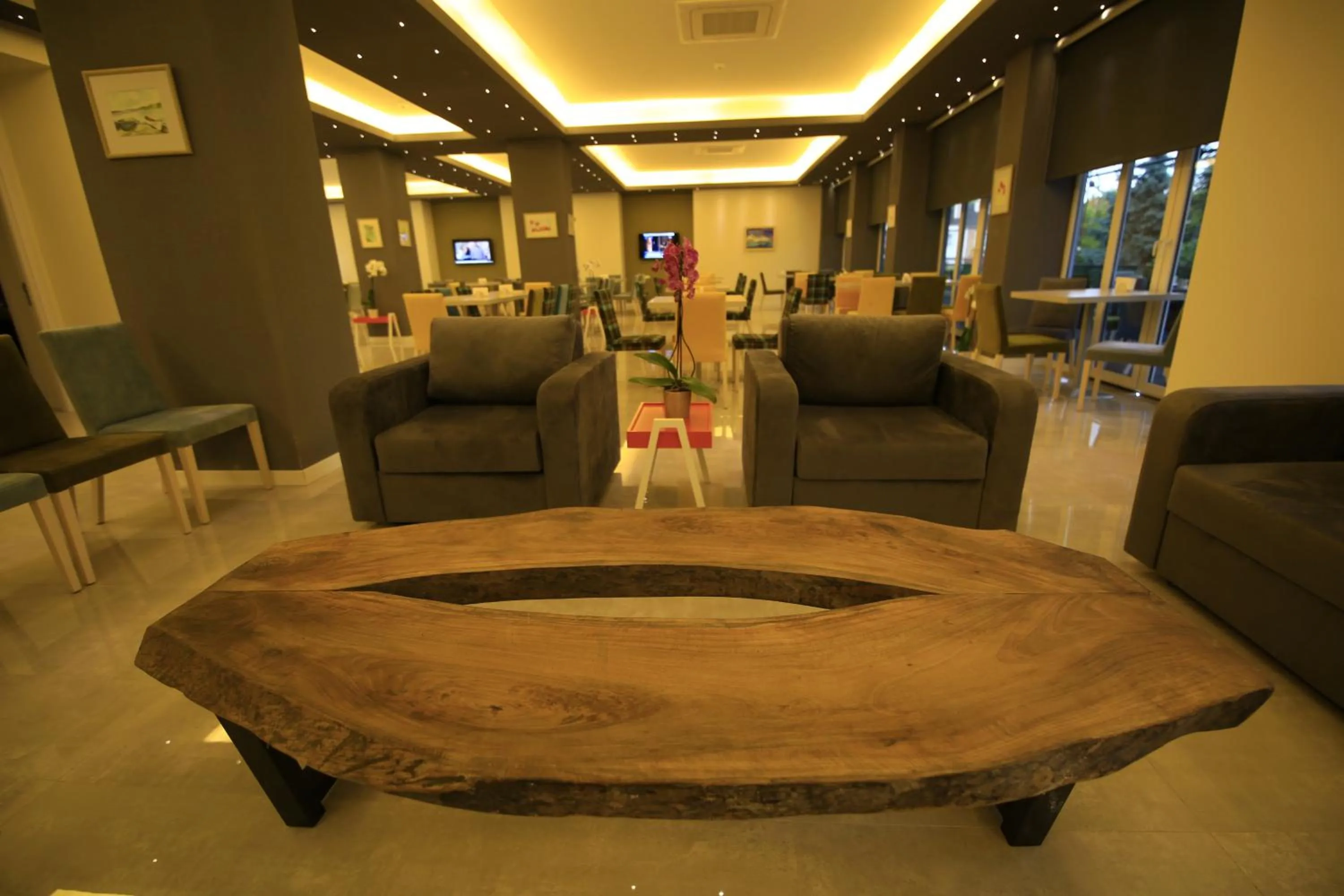 Lobby or reception in leto city hotel