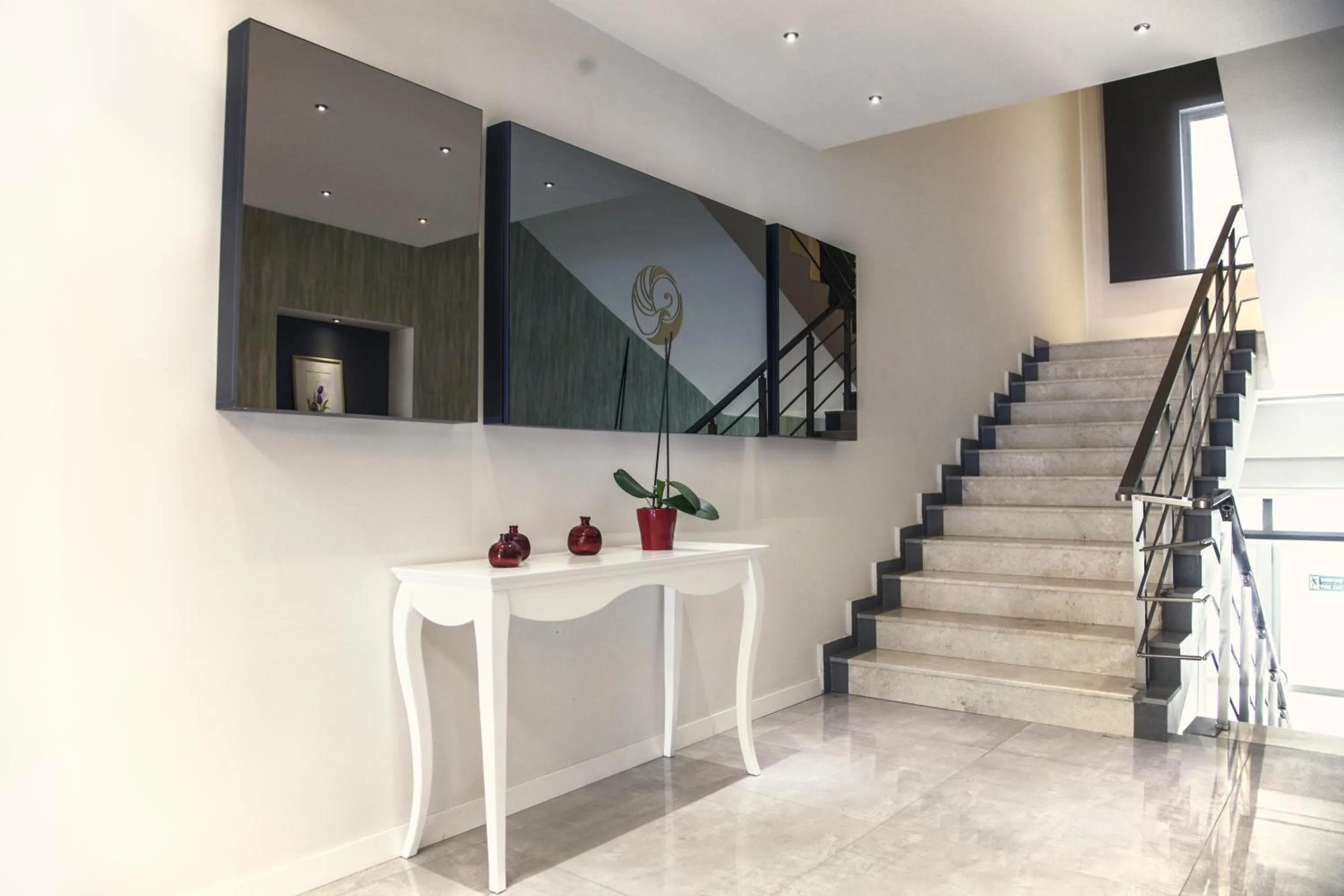 Lobby or reception in leto city hotel