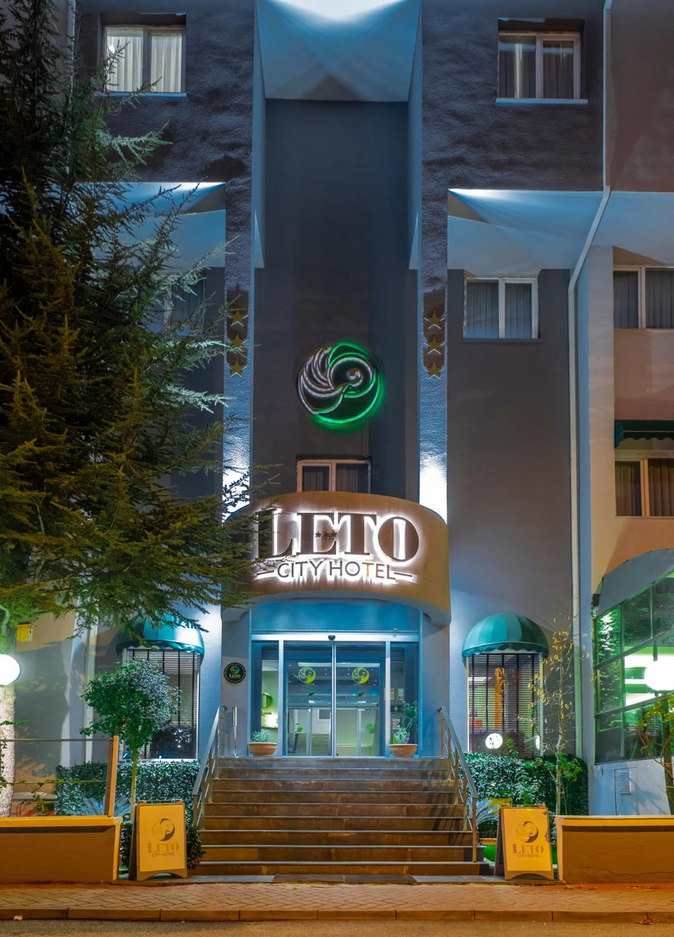 Property building in leto city hotel