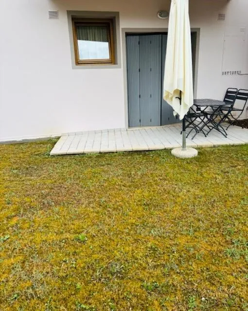 Patio in Sirmione Rosselli Apartments